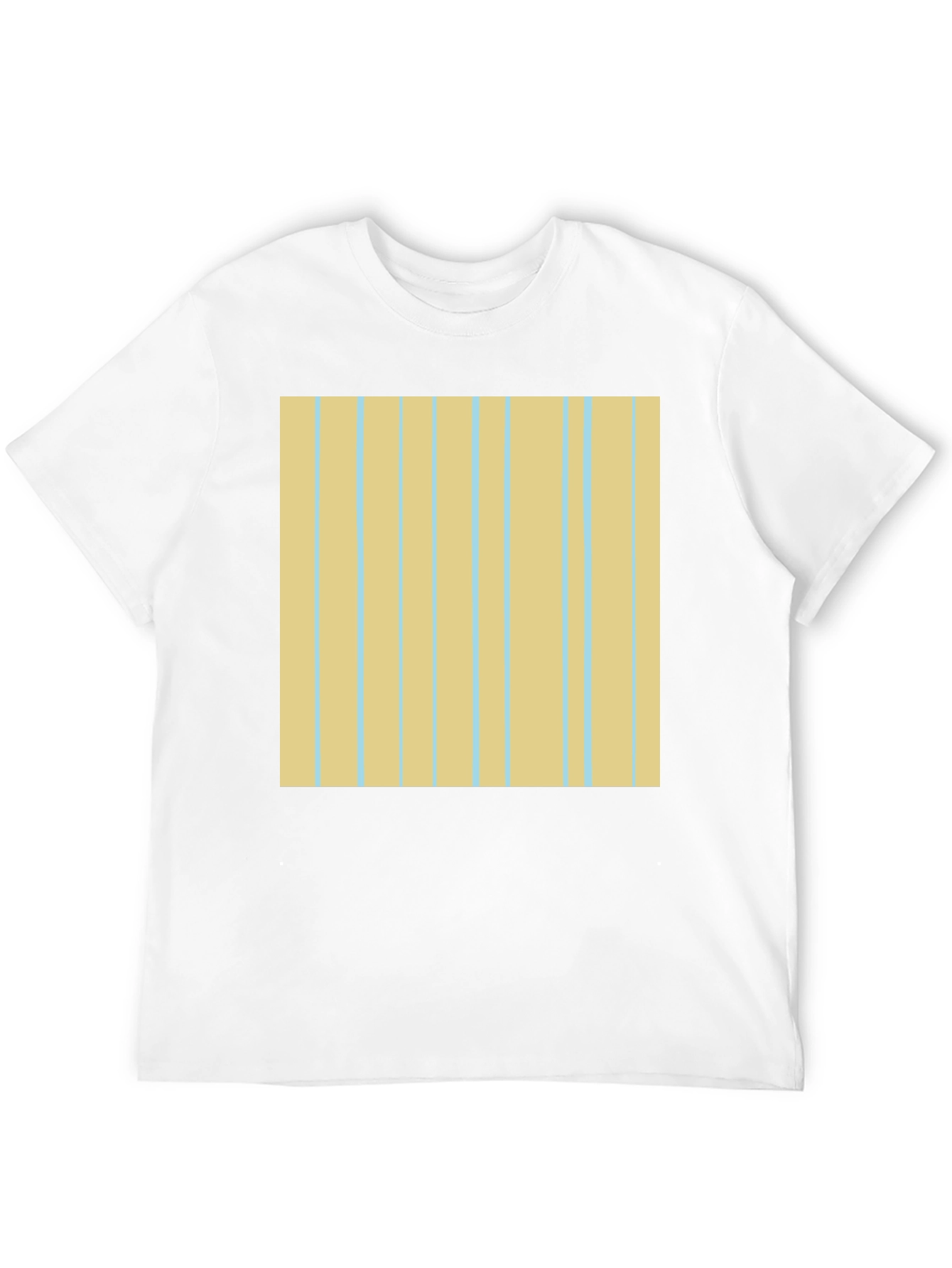 Striped Pattern Black Tee