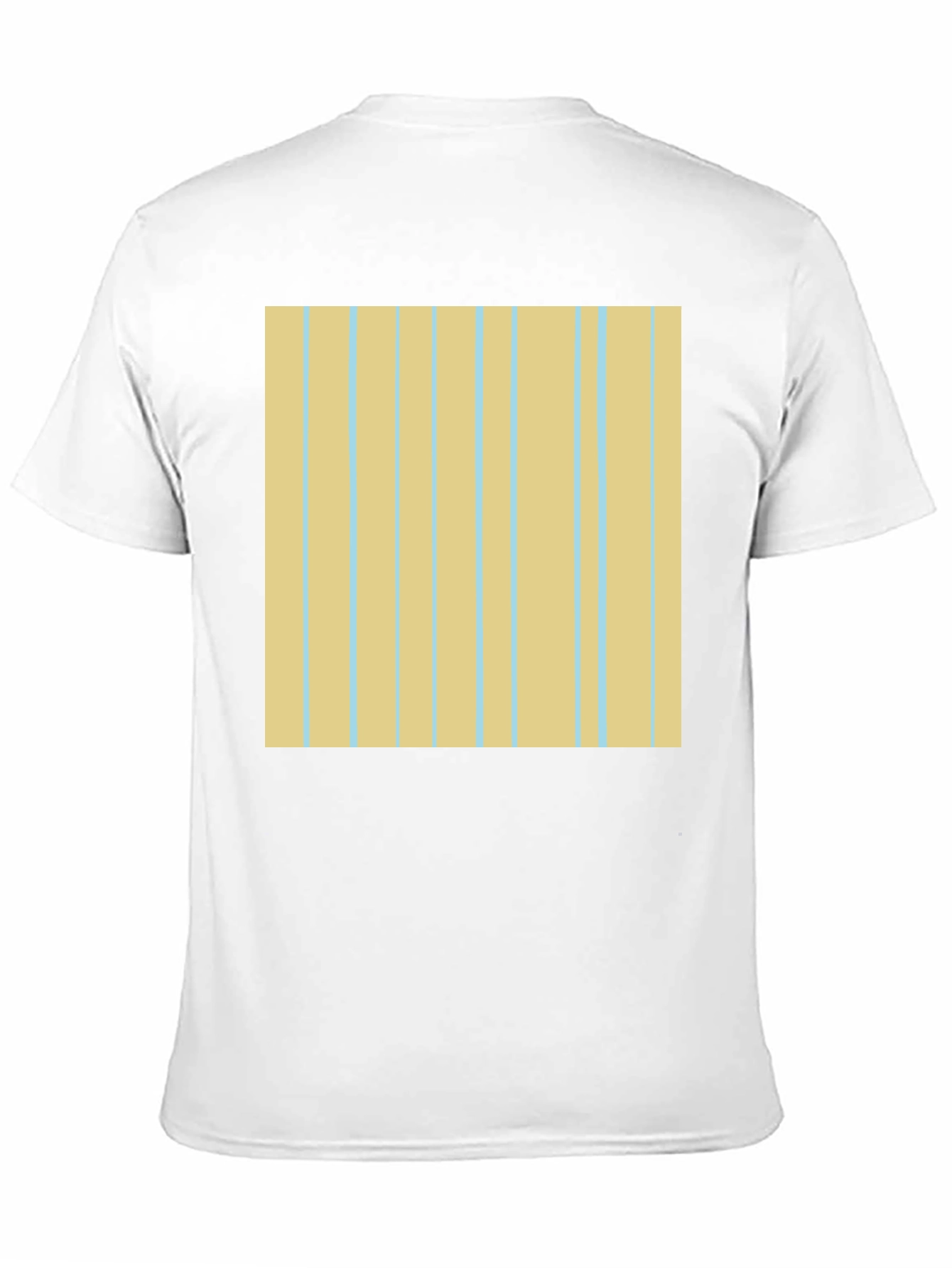 Striped Pattern Black Tee