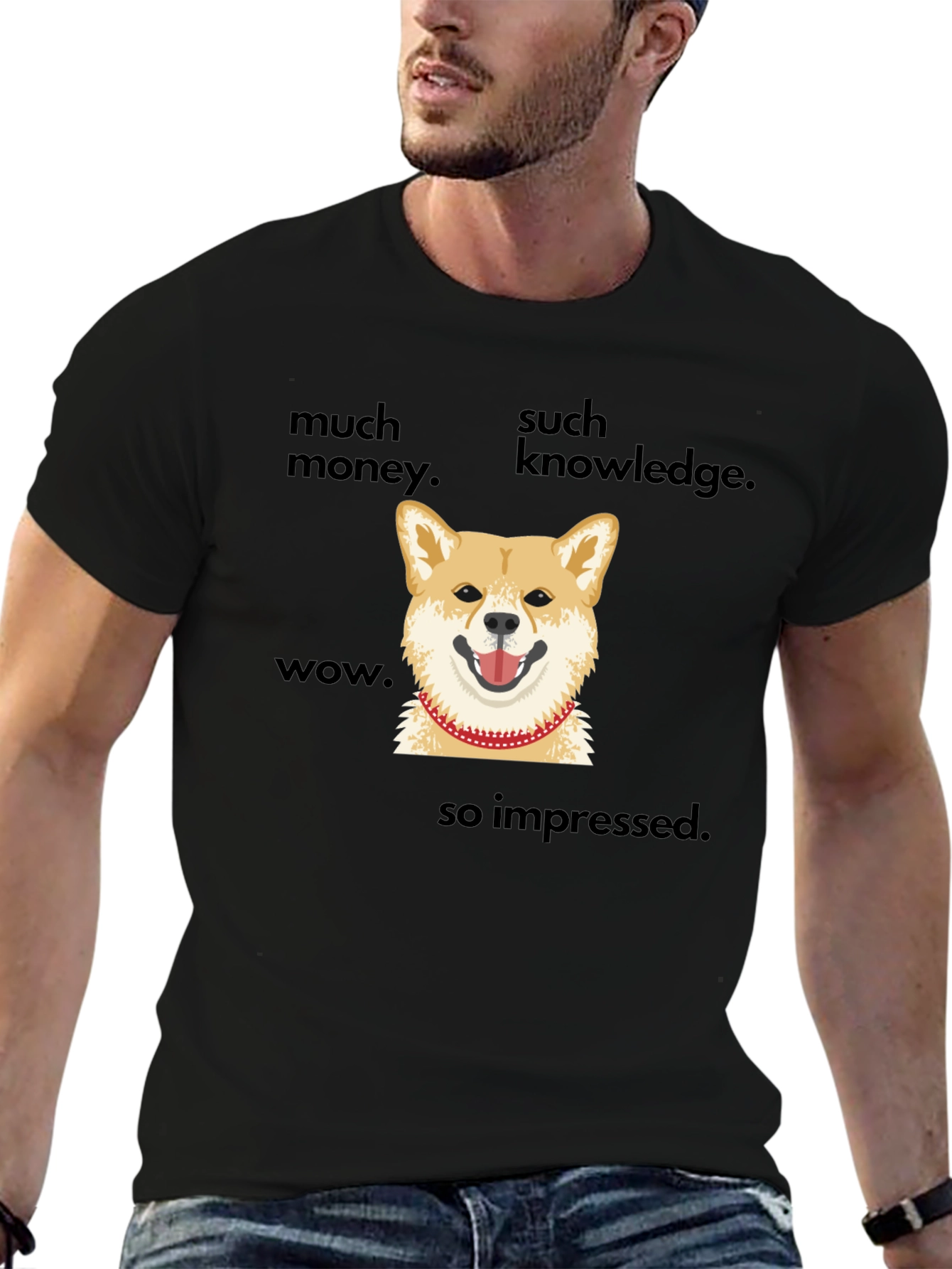Doge Meme T-Shirt - Much Money Such Knowledge Wow!