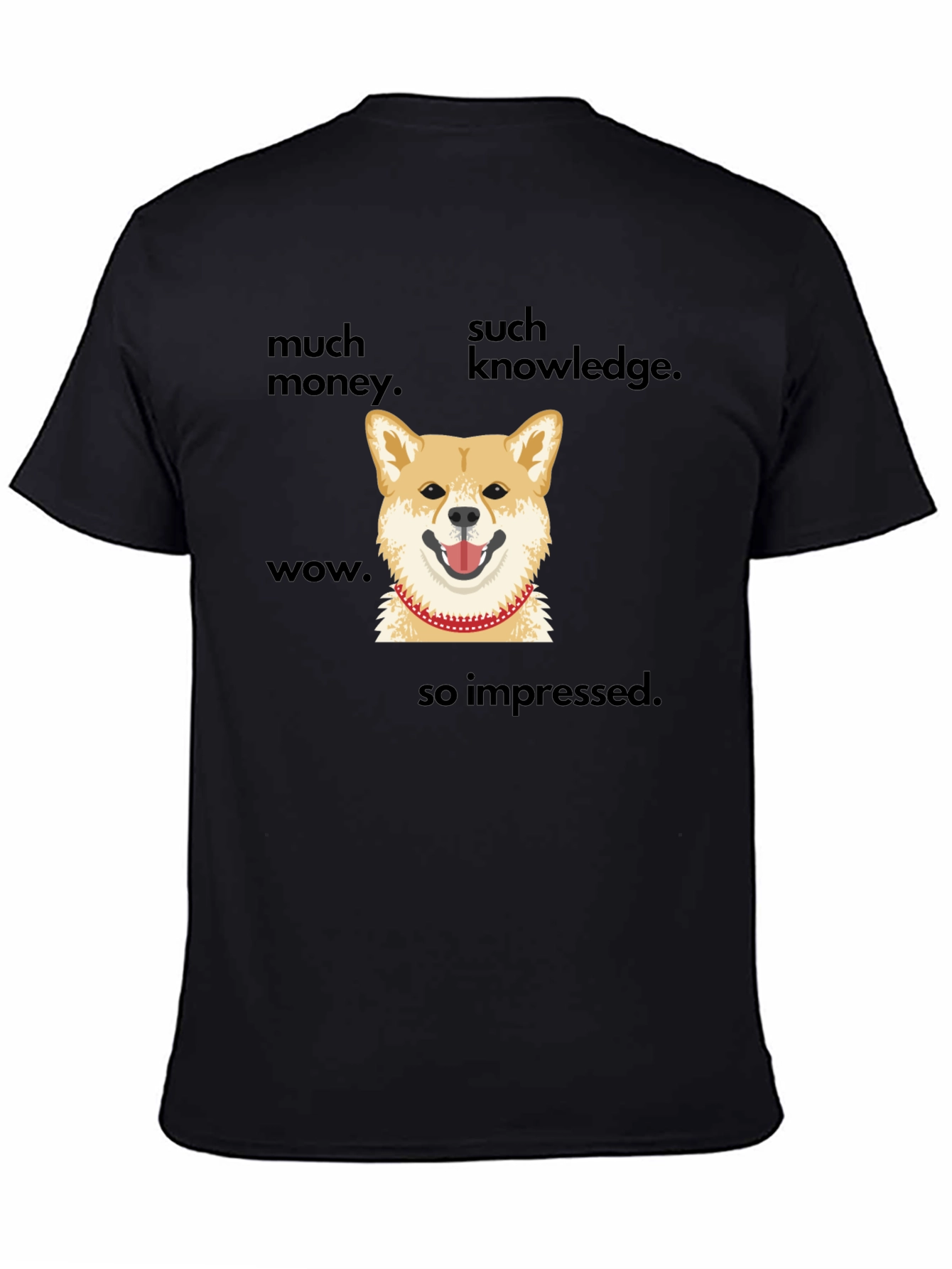 Doge Meme T-Shirt - Much Money Such Knowledge Wow!