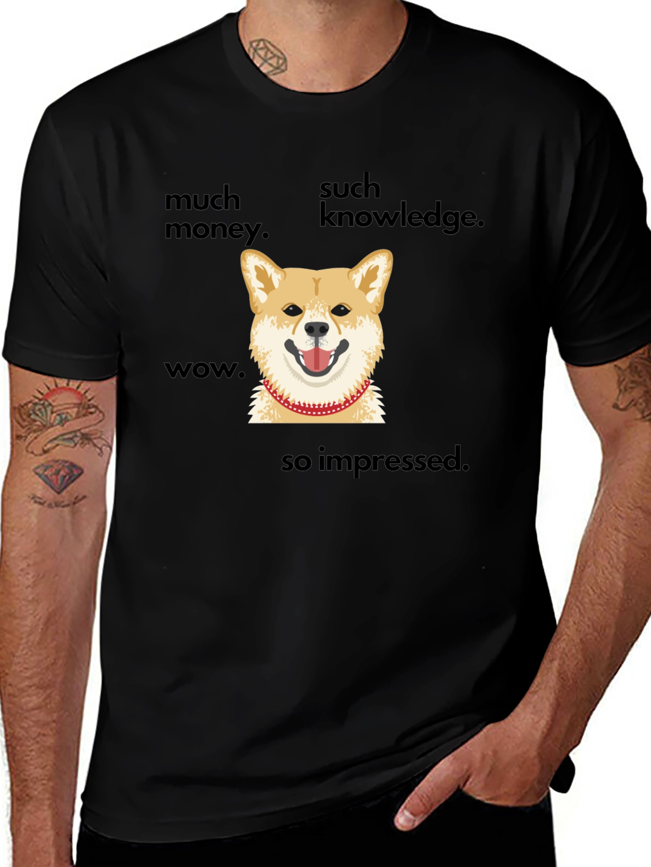 Doge Meme T-Shirt - Much Money Such Knowledge Wow!