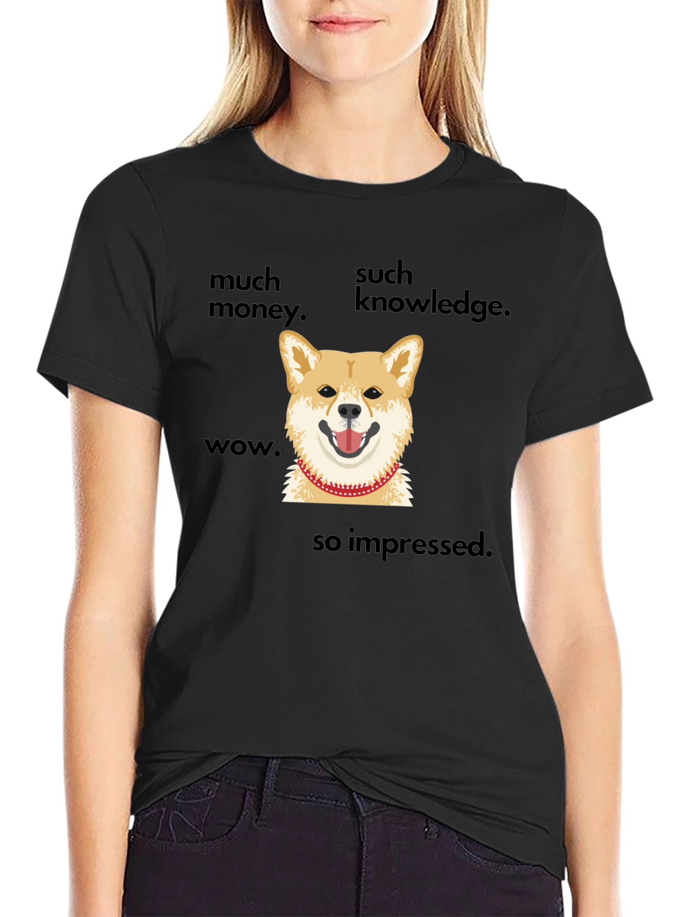 Doge Meme T-Shirt - Much Money Such Knowledge Wow!