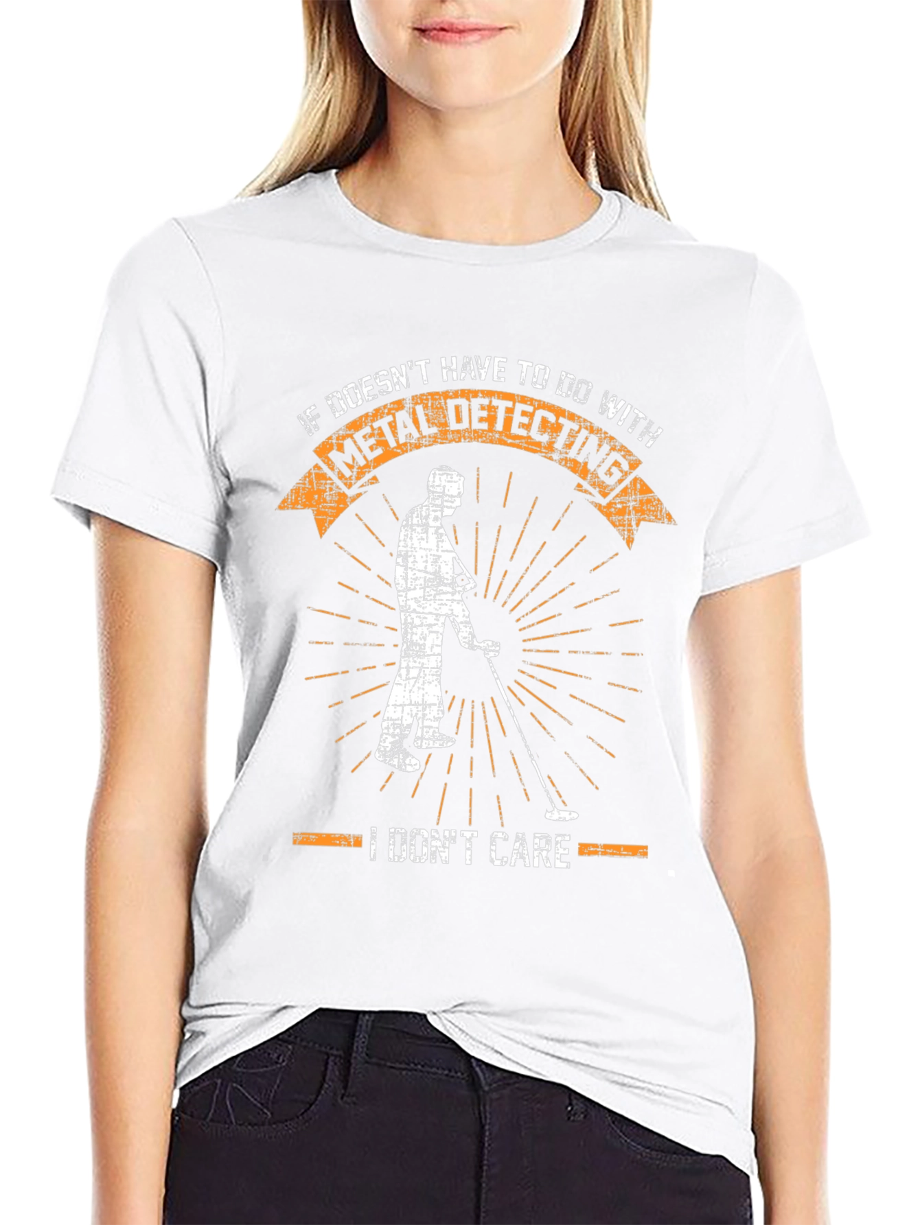 Metal Detecting T-Shirt - I Dont Care