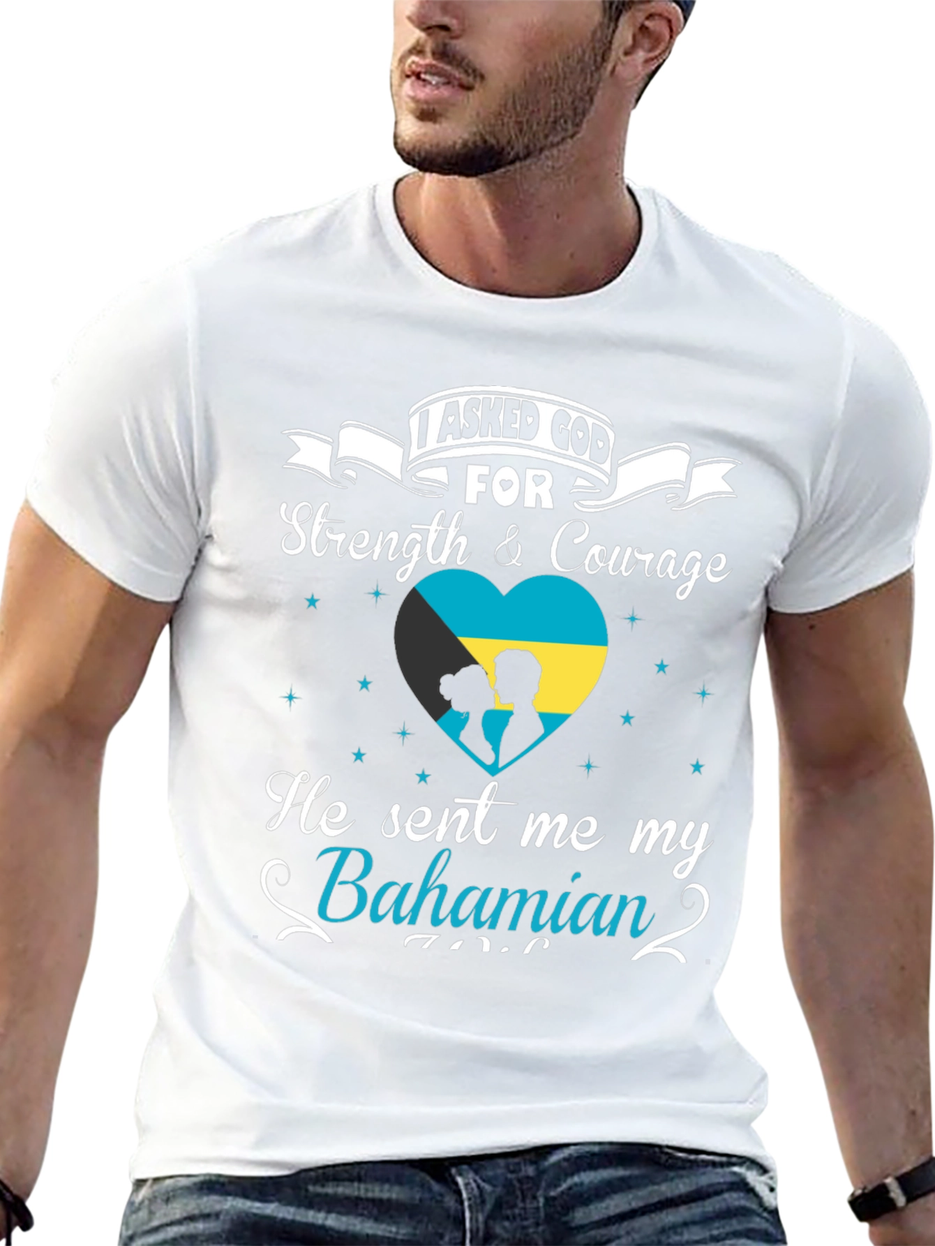 Bahamian Pride T-Shirt - Strength & Courage Tee