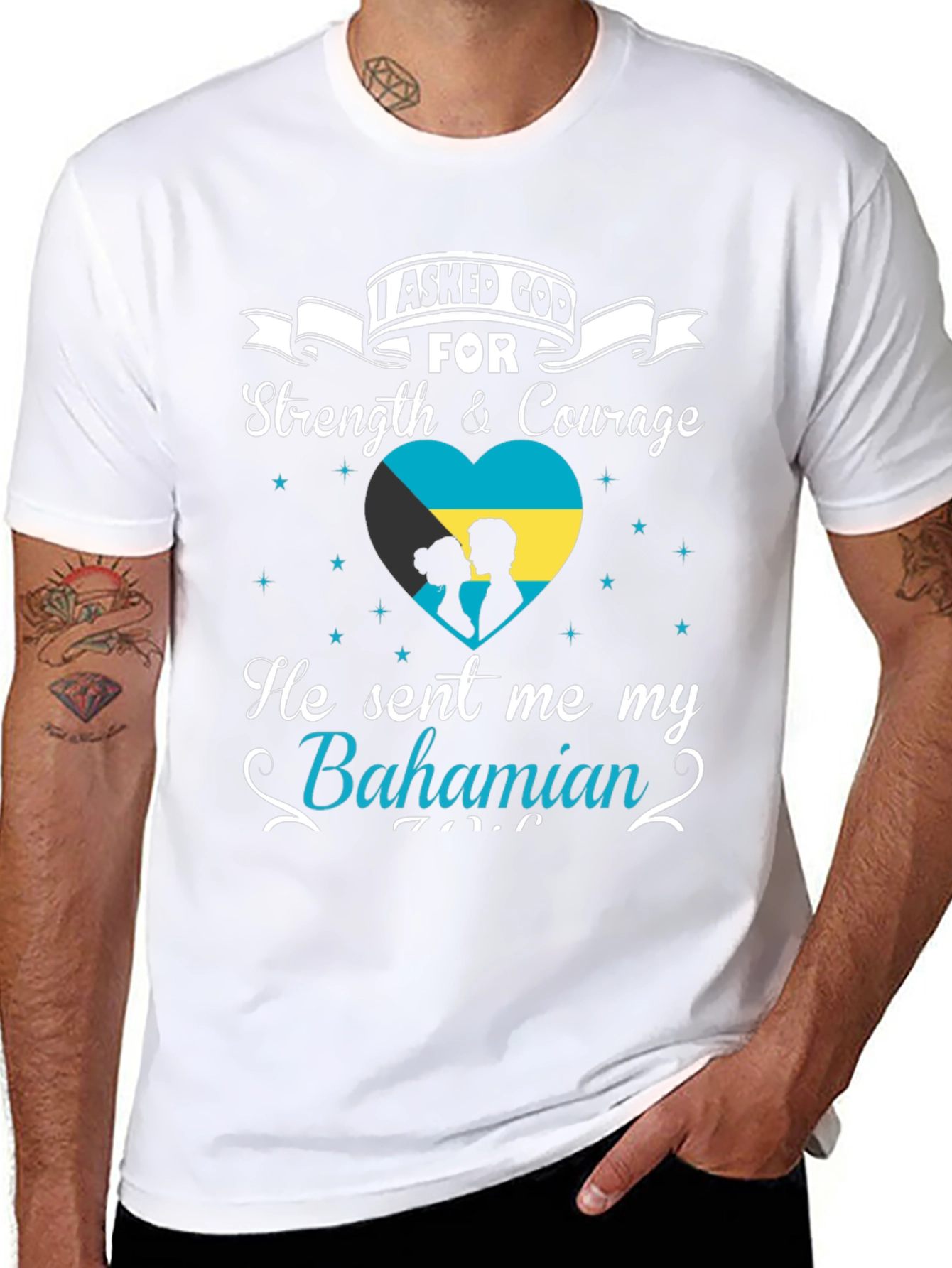 Bahamian Pride T-Shirt - Strength & Courage Tee