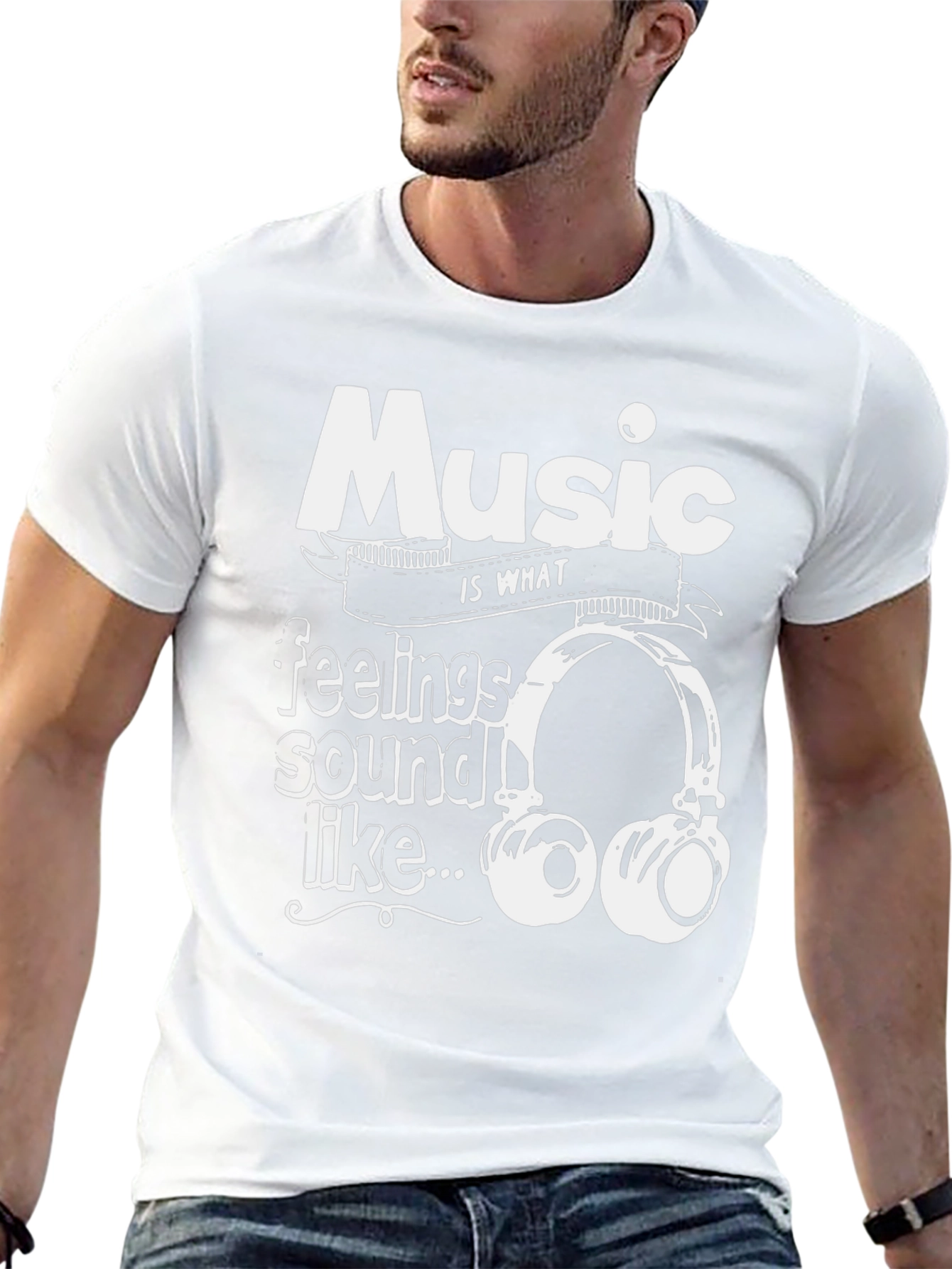 Music is What Feelings Sound Like T-Shirt