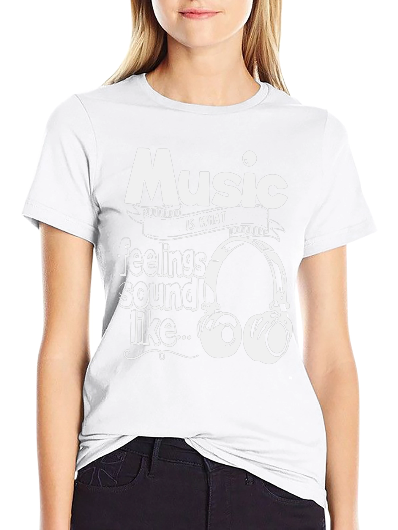 Music is What Feelings Sound Like T-Shirt
