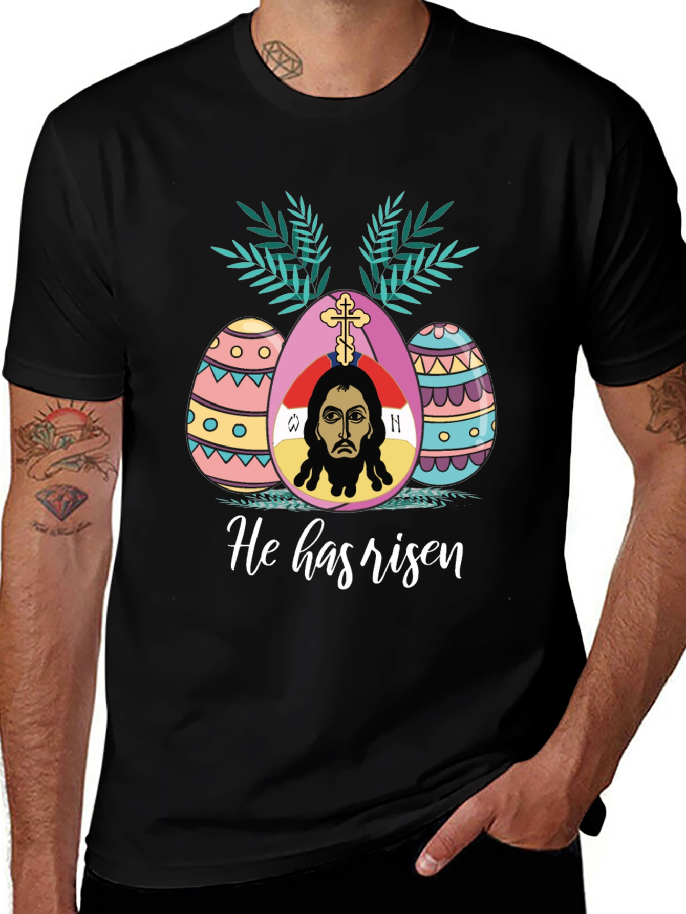 He Has Risen Easter T-Shirt