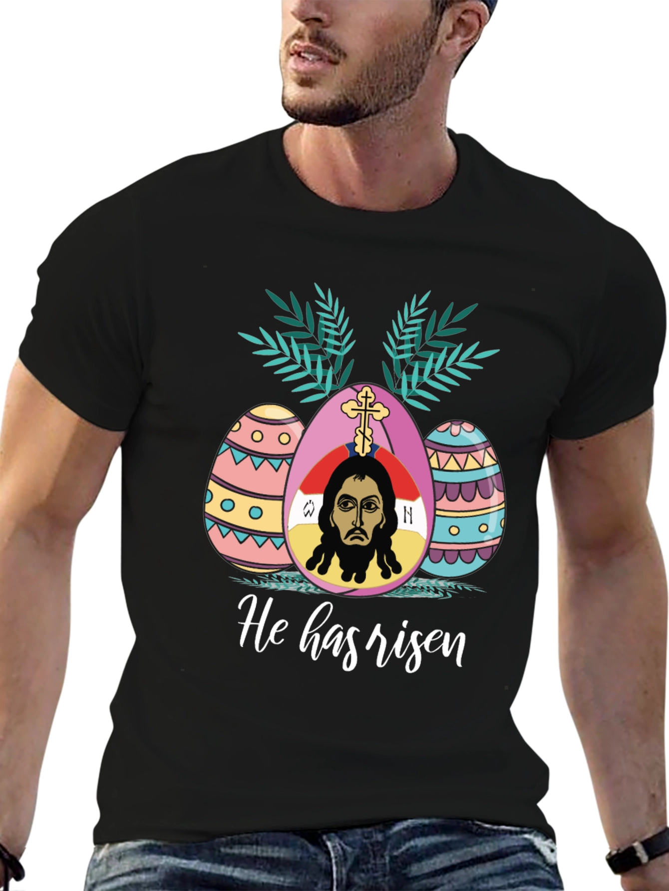 He Has Risen Easter T-Shirt