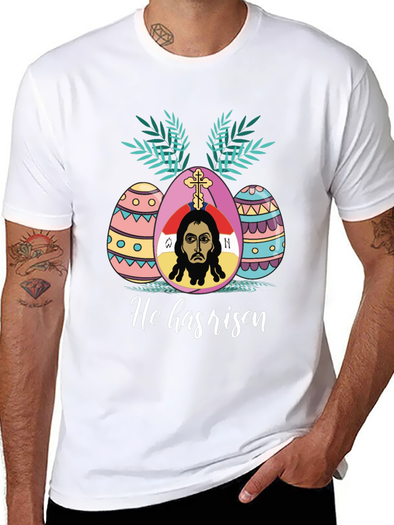 He Has Risen Easter T-Shirt