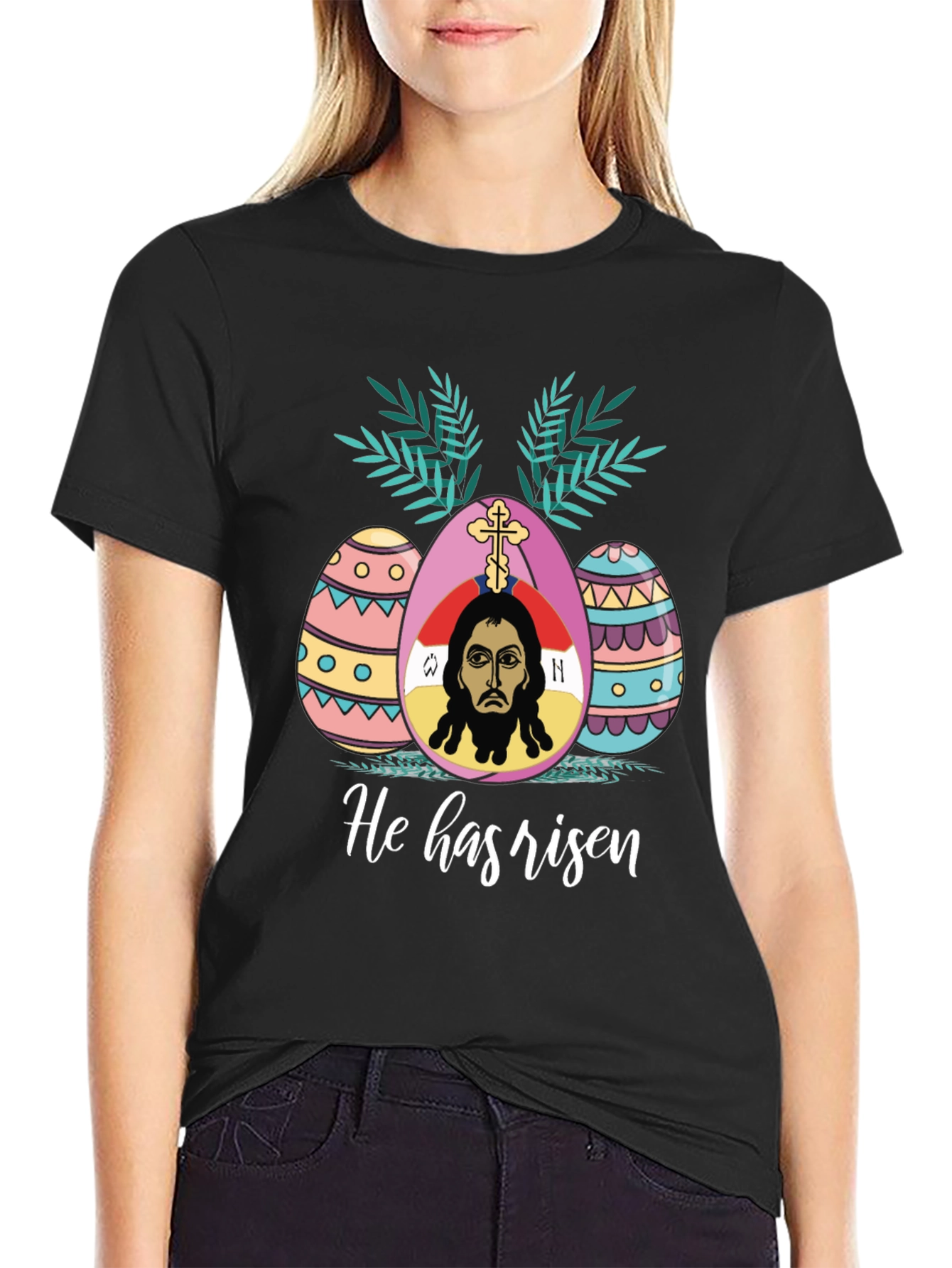He Has Risen Easter T-Shirt