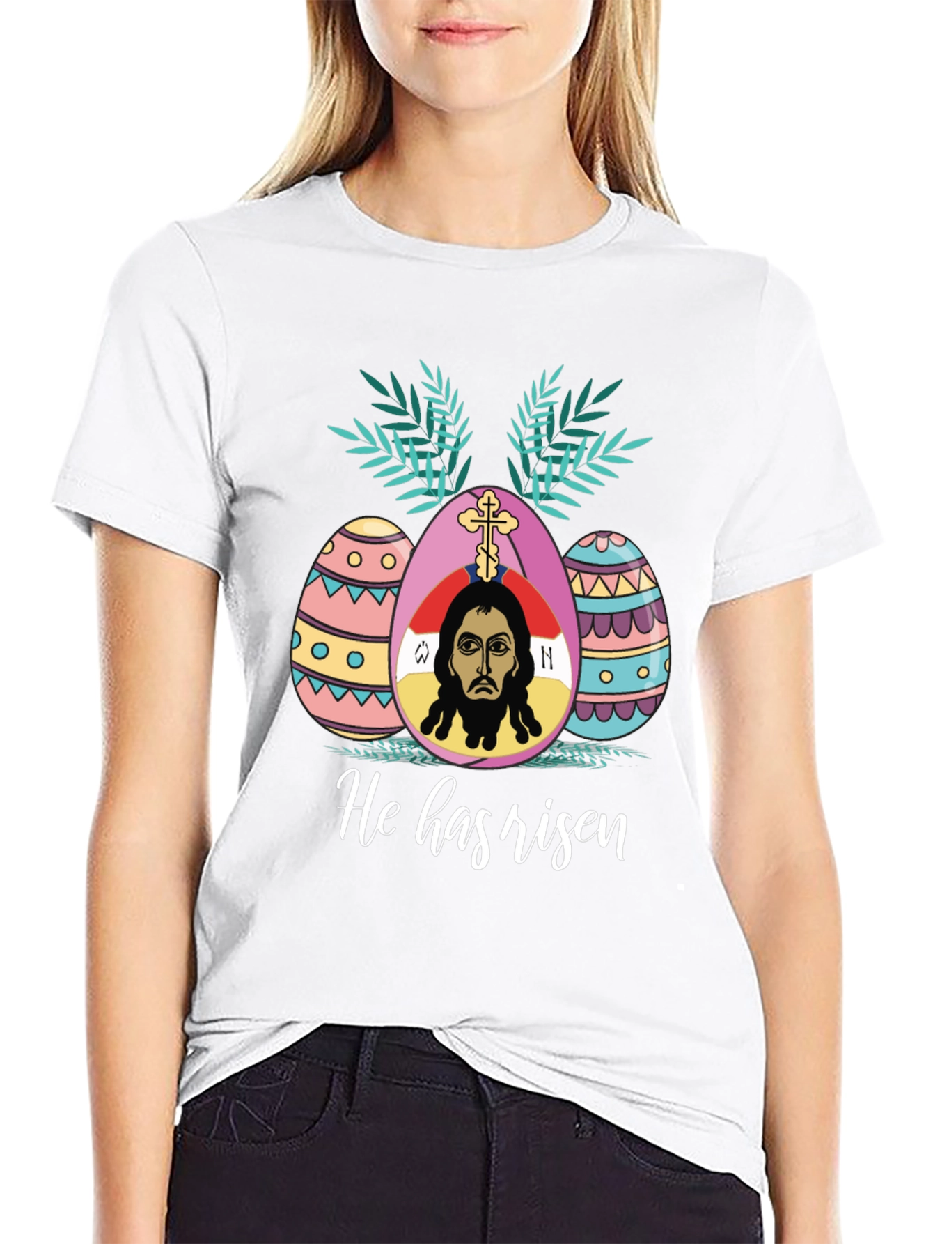 He Has Risen Easter T-Shirt