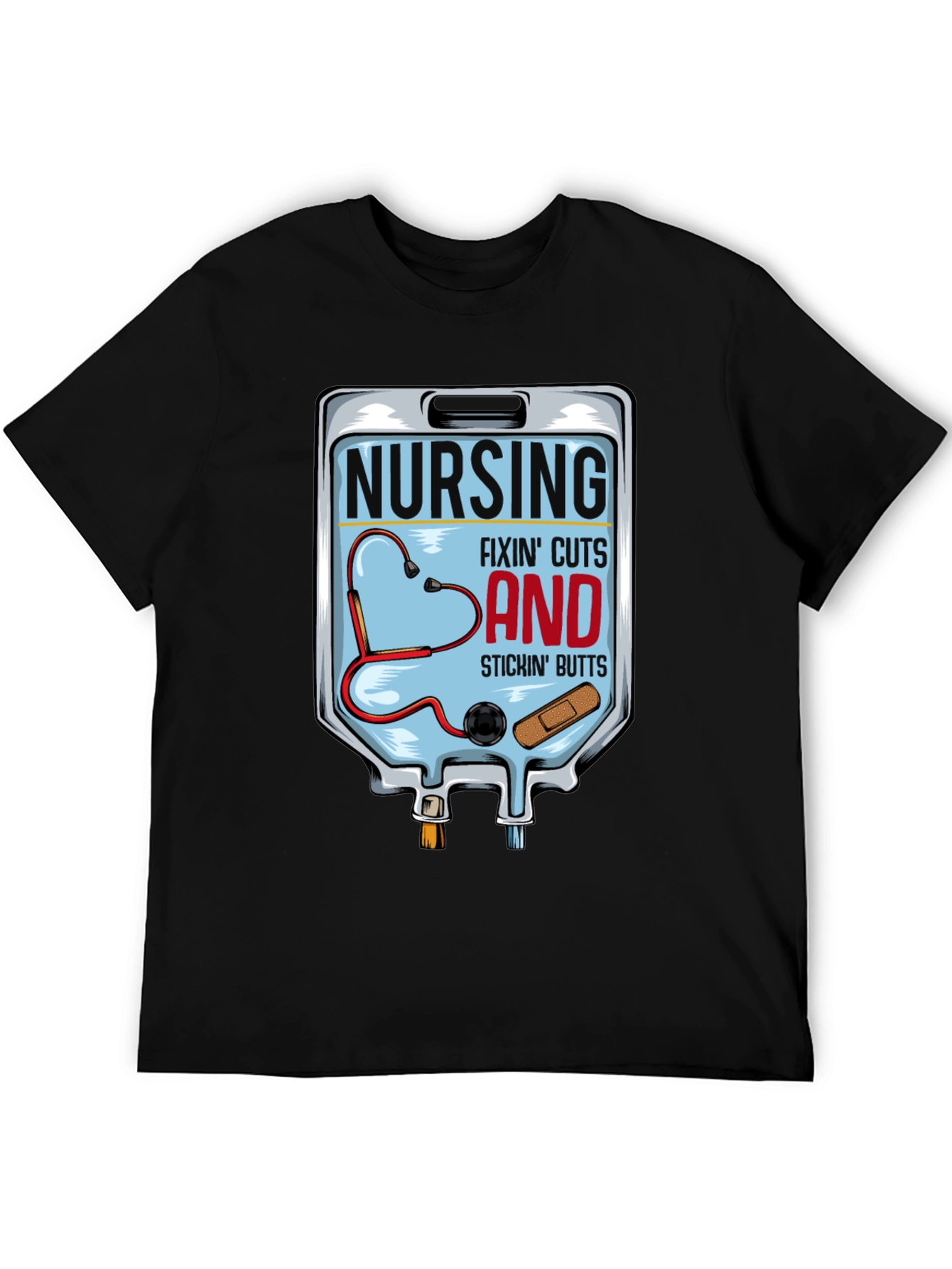 Nursing Fixin Cuts and Stickin Butts T-Shirt