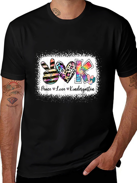 Peace Love Kindergarten T-Shirt