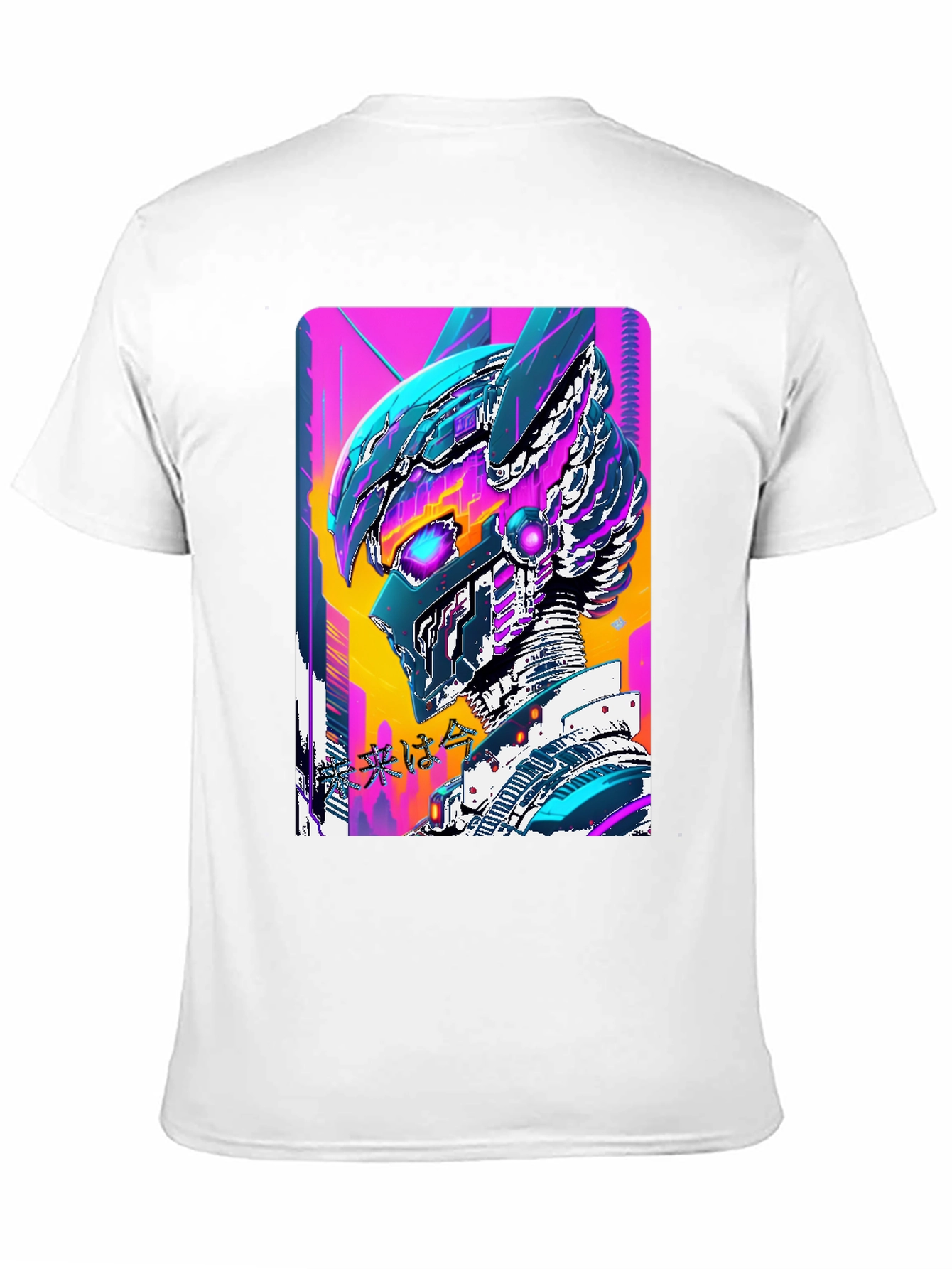 Cyberpunk Robot T-Shirt - Black