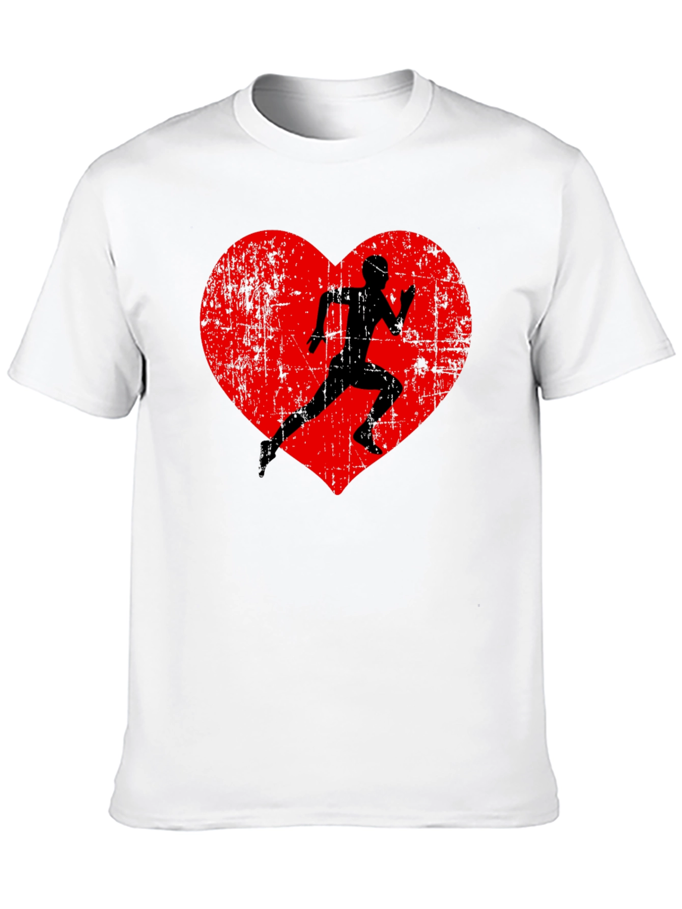 Runner Heart Graphic T-Shirt