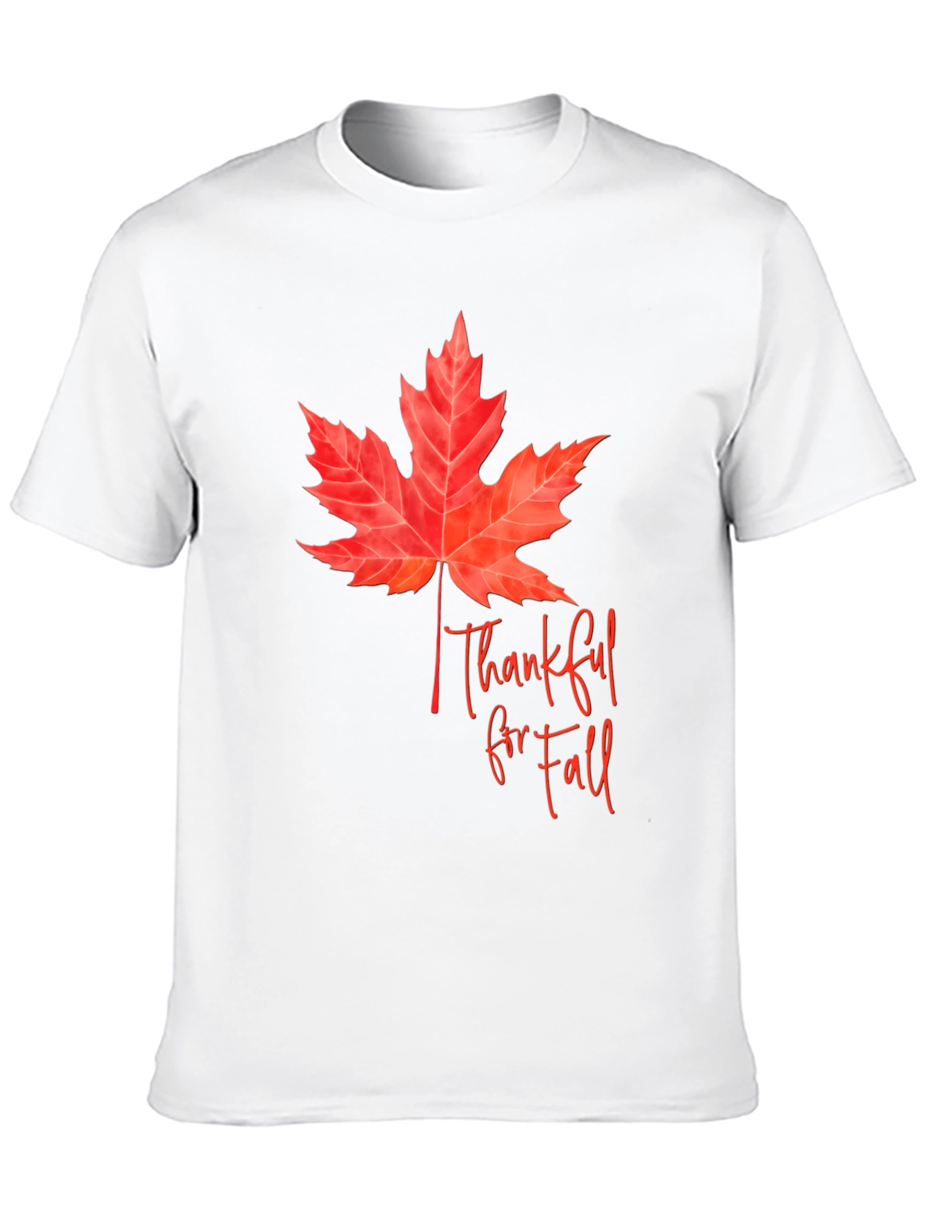 Thankful for Fall Black T-Shirt