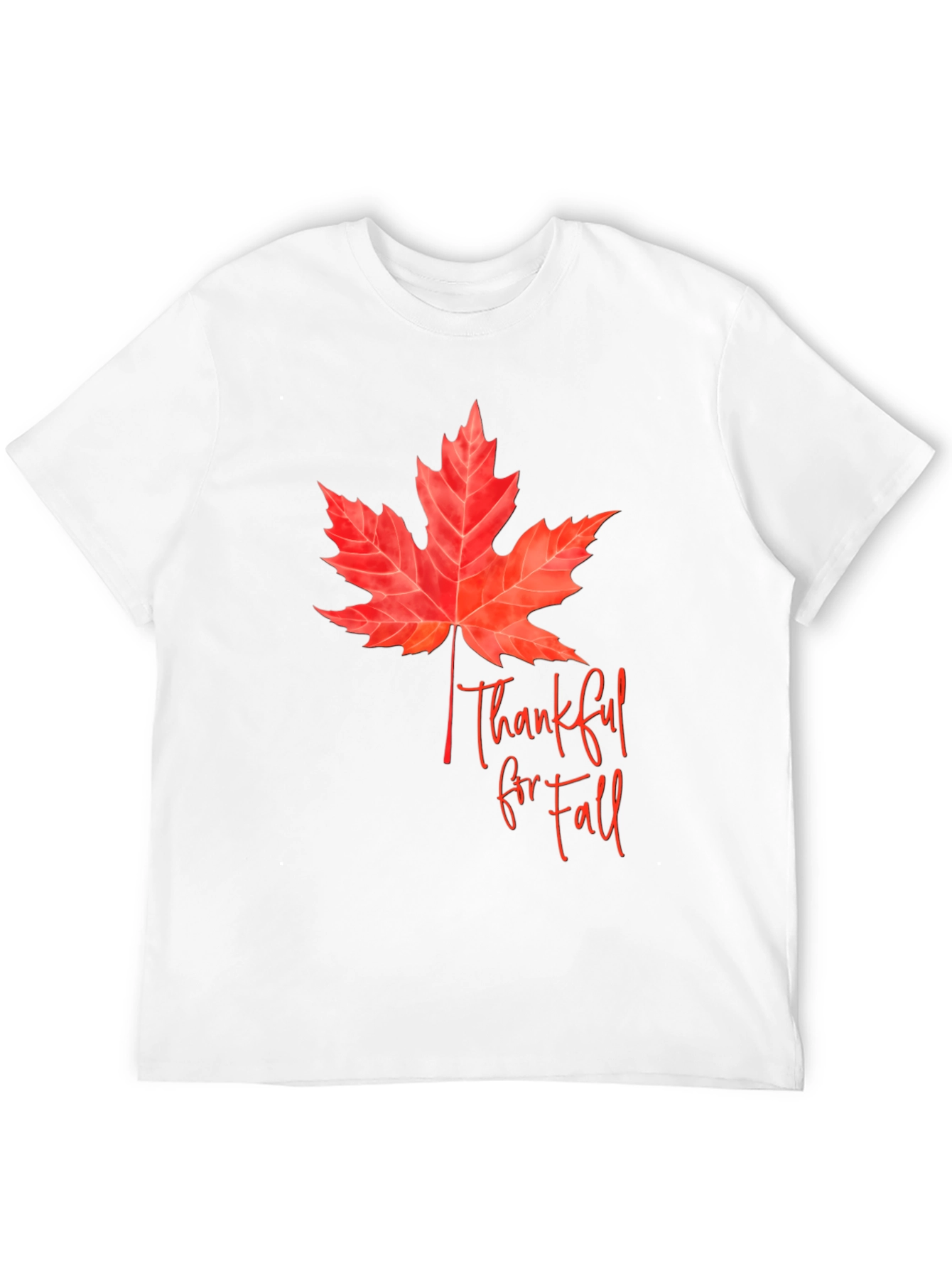 Thankful for Fall Black T-Shirt