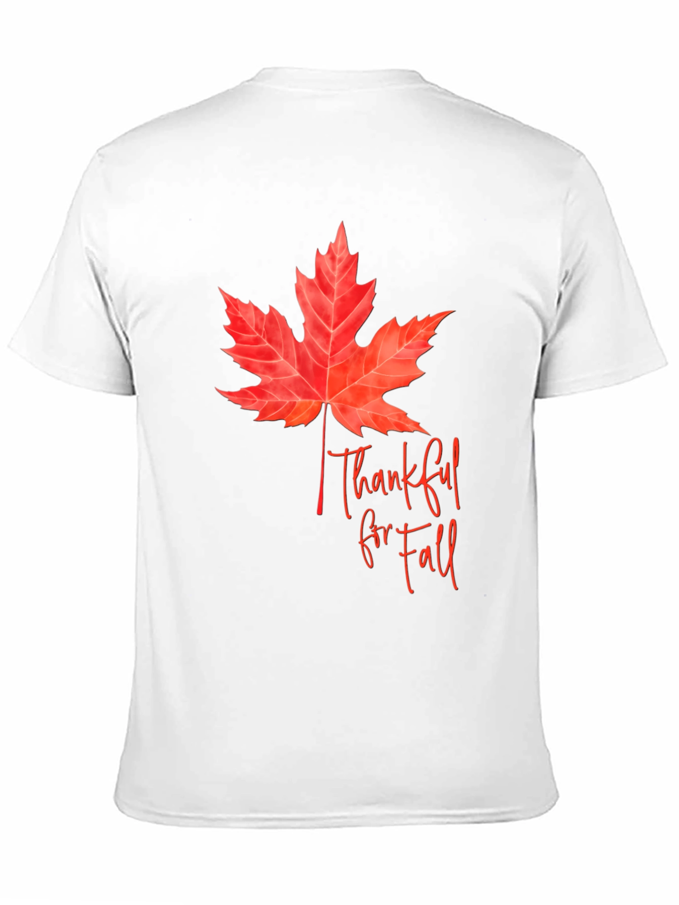 Thankful for Fall Black T-Shirt