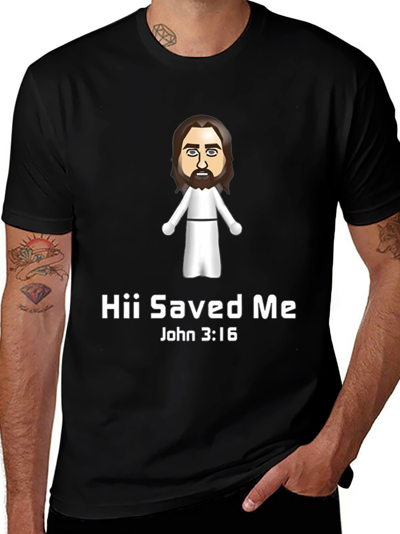Hii Saved Me T-Shirt - John 3:16