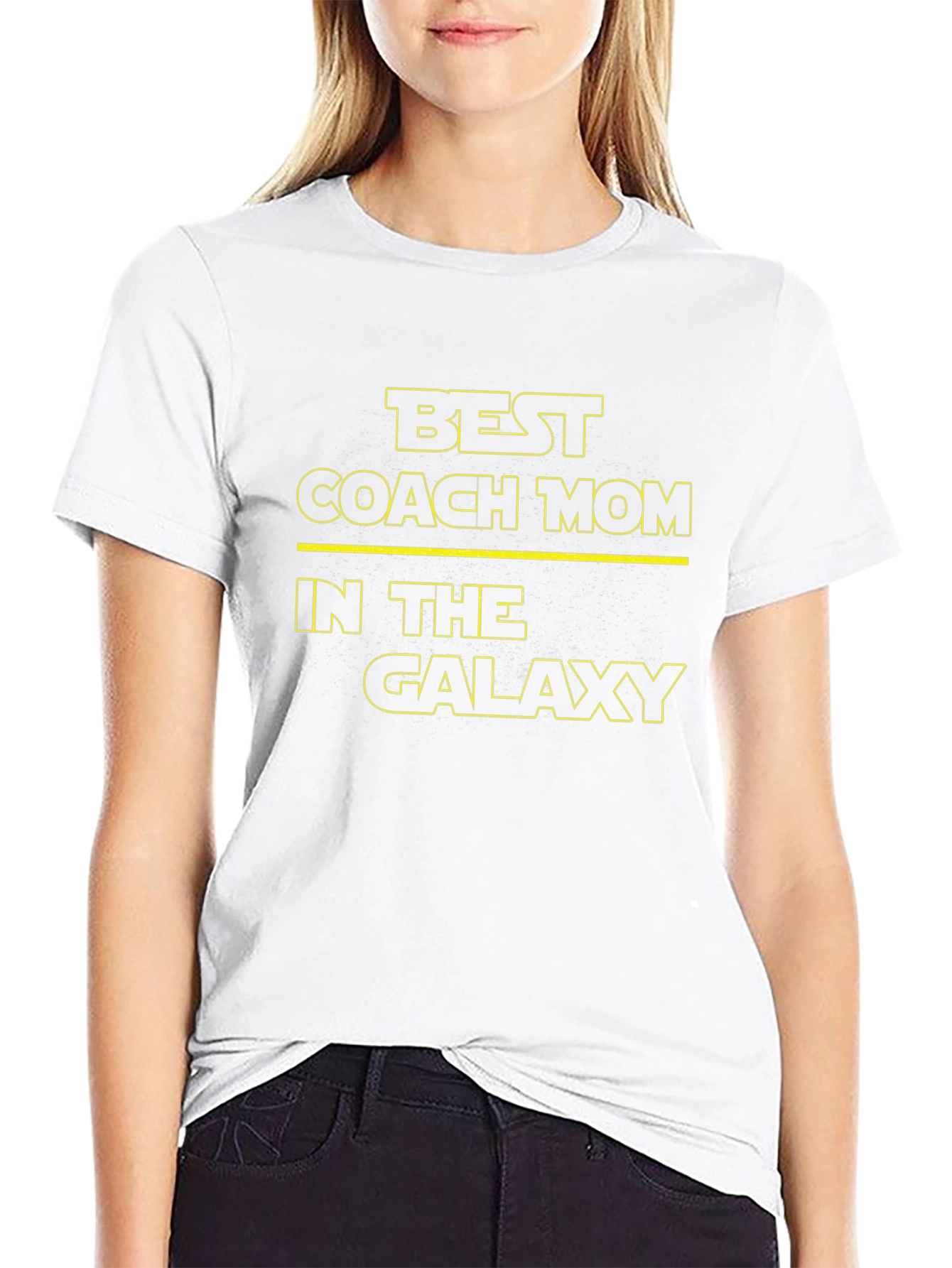 Best Coach Mom Galaxy Black T-Shirt