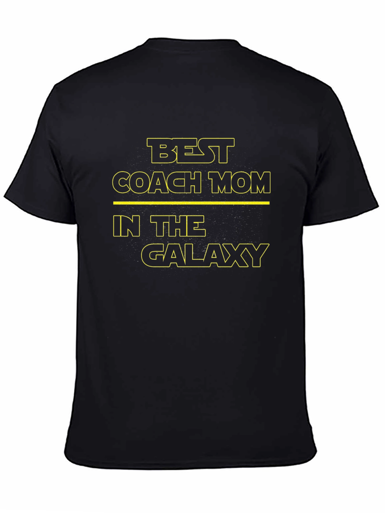Best Coach Mom Galaxy Black T-Shirt