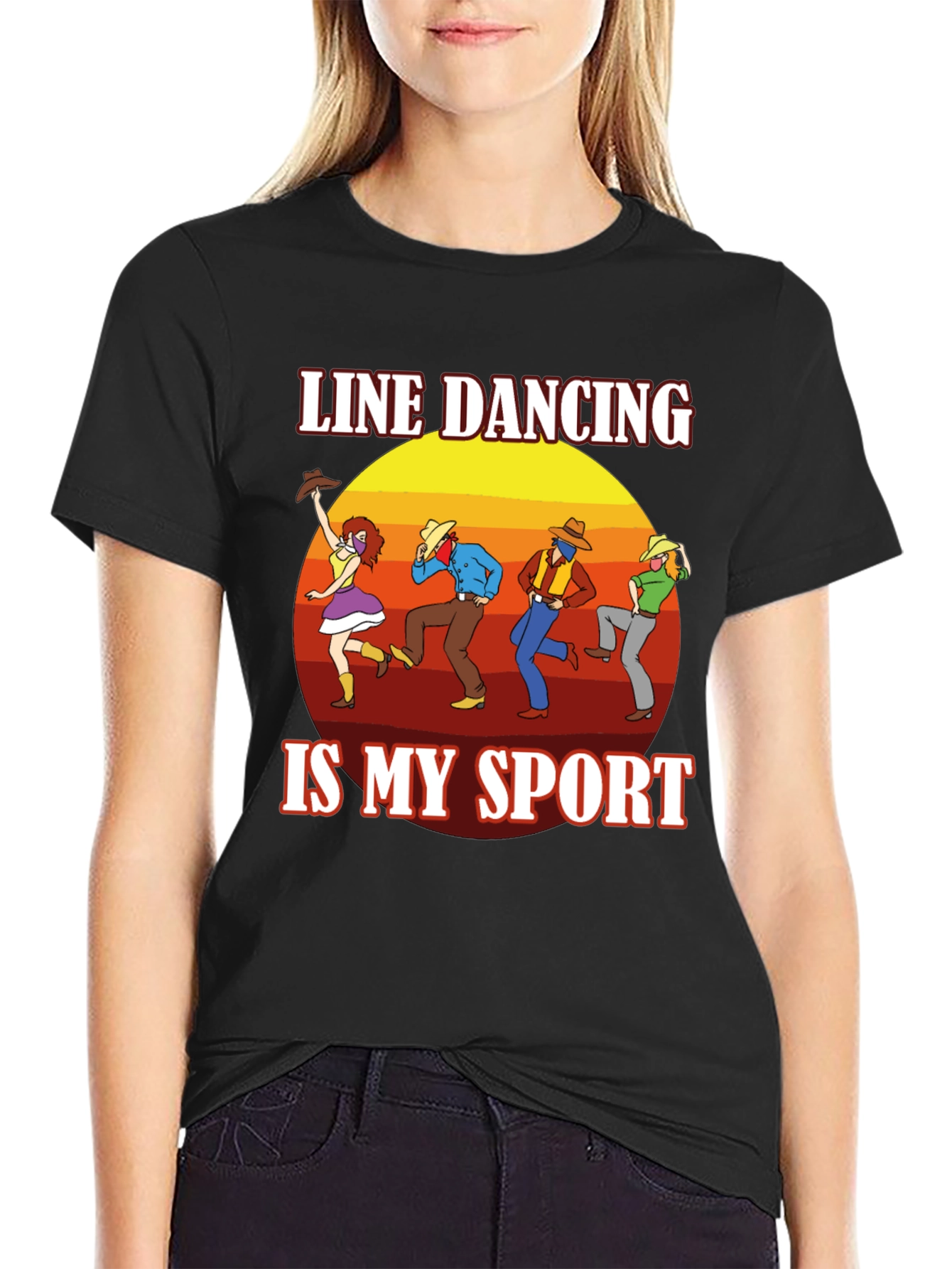 Line Dancing Is My Sport T-Shirt