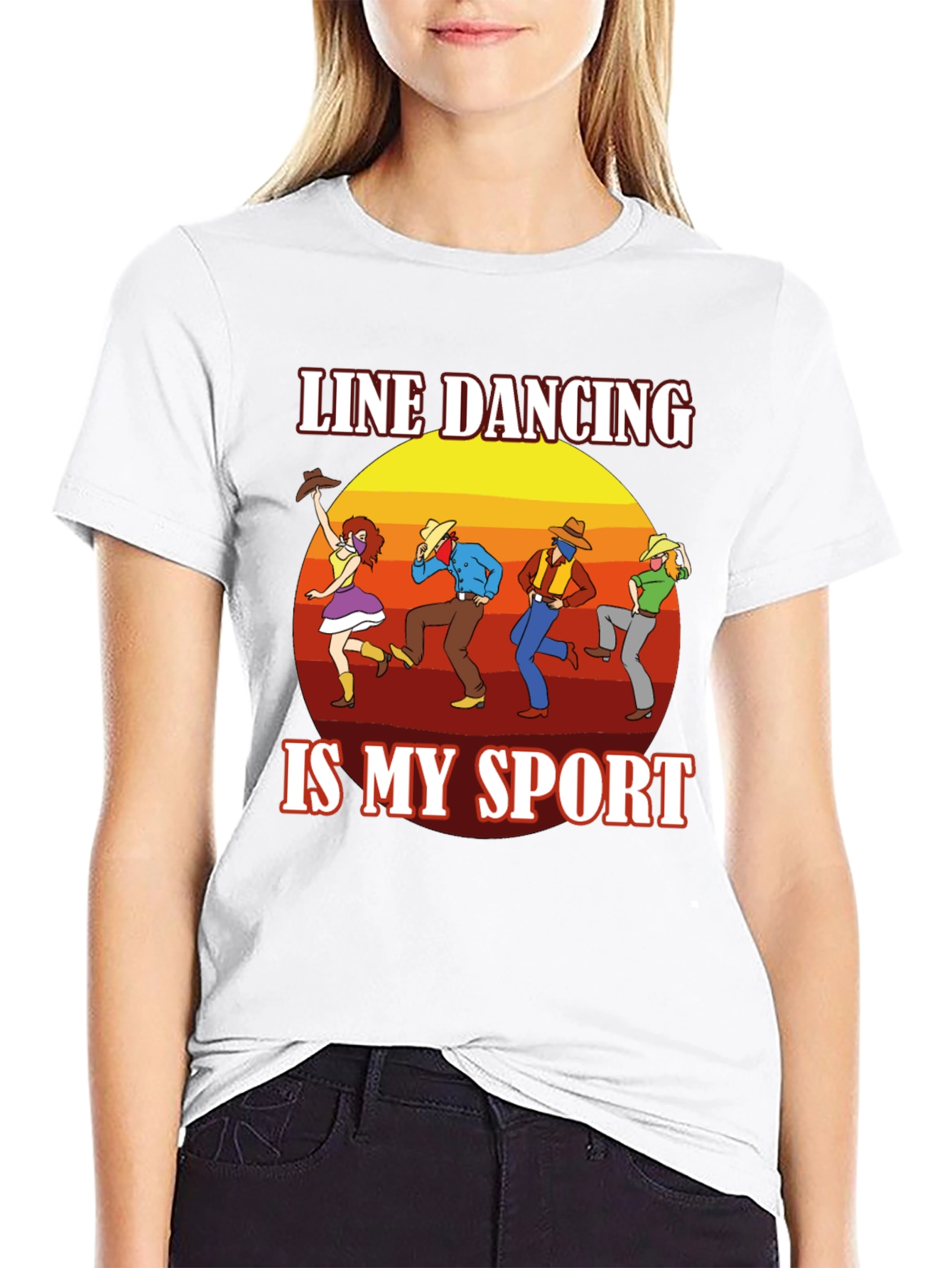 Line Dancing Is My Sport T-Shirt