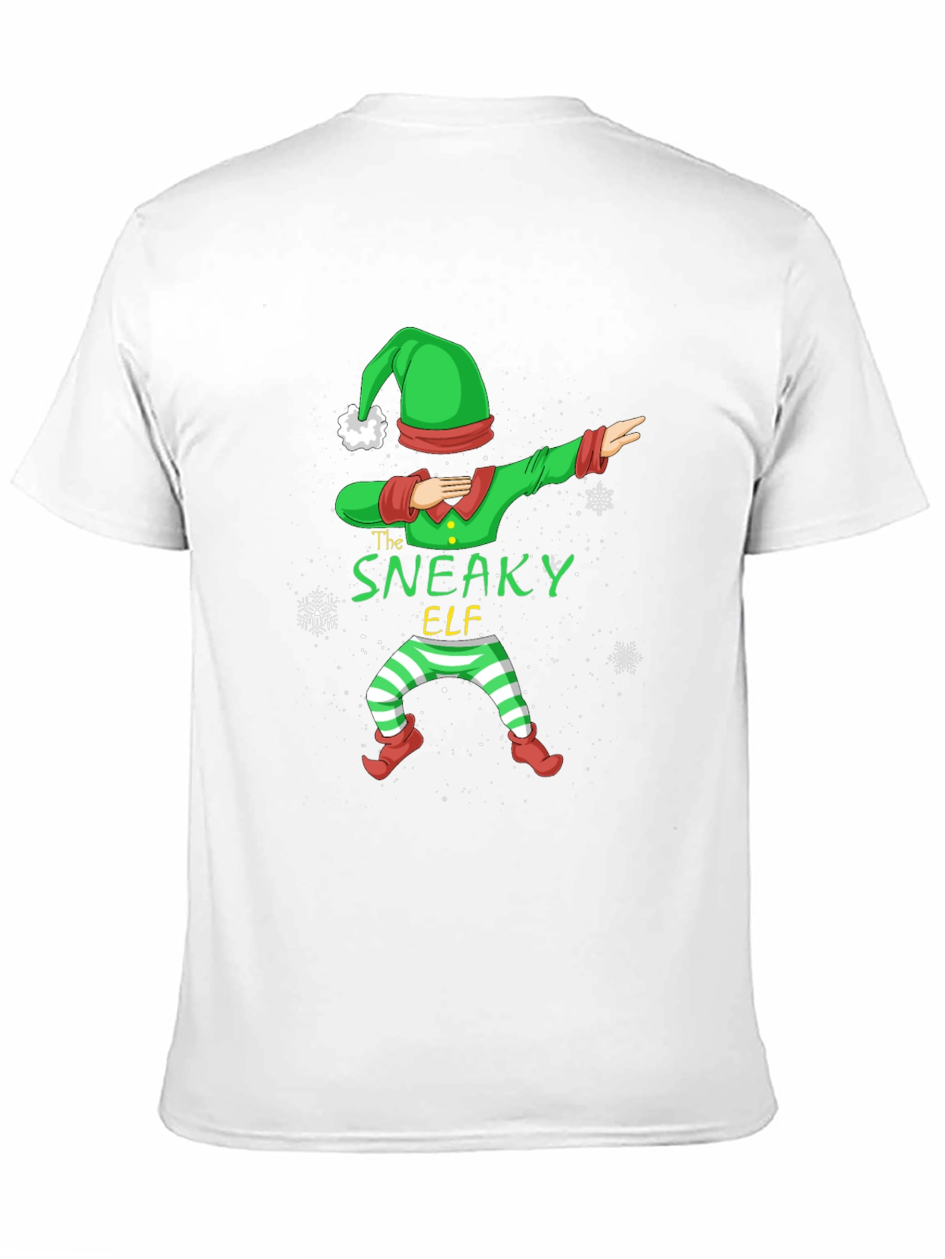 Sneaky Elf Dabbing Christmas T-Shirt