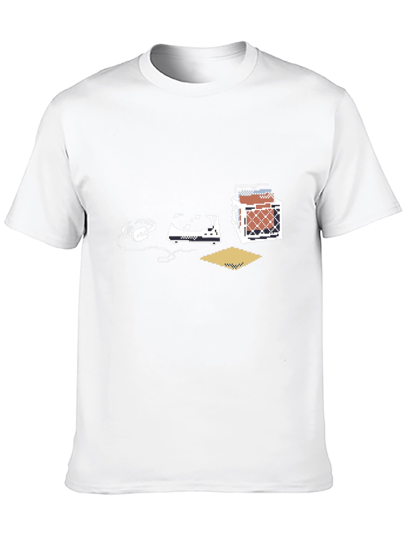 8-Bit DJ Graphic Tee - Retro Music Lover Shirt