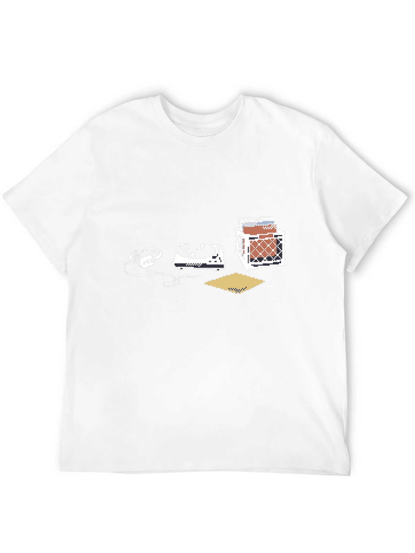 8-Bit DJ Graphic Tee - Retro Music Lover Shirt