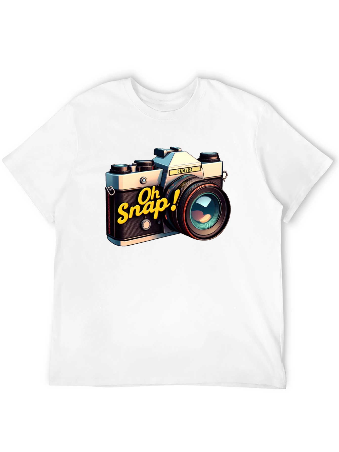 Retro Camera T-Shirt - Oh Snap!