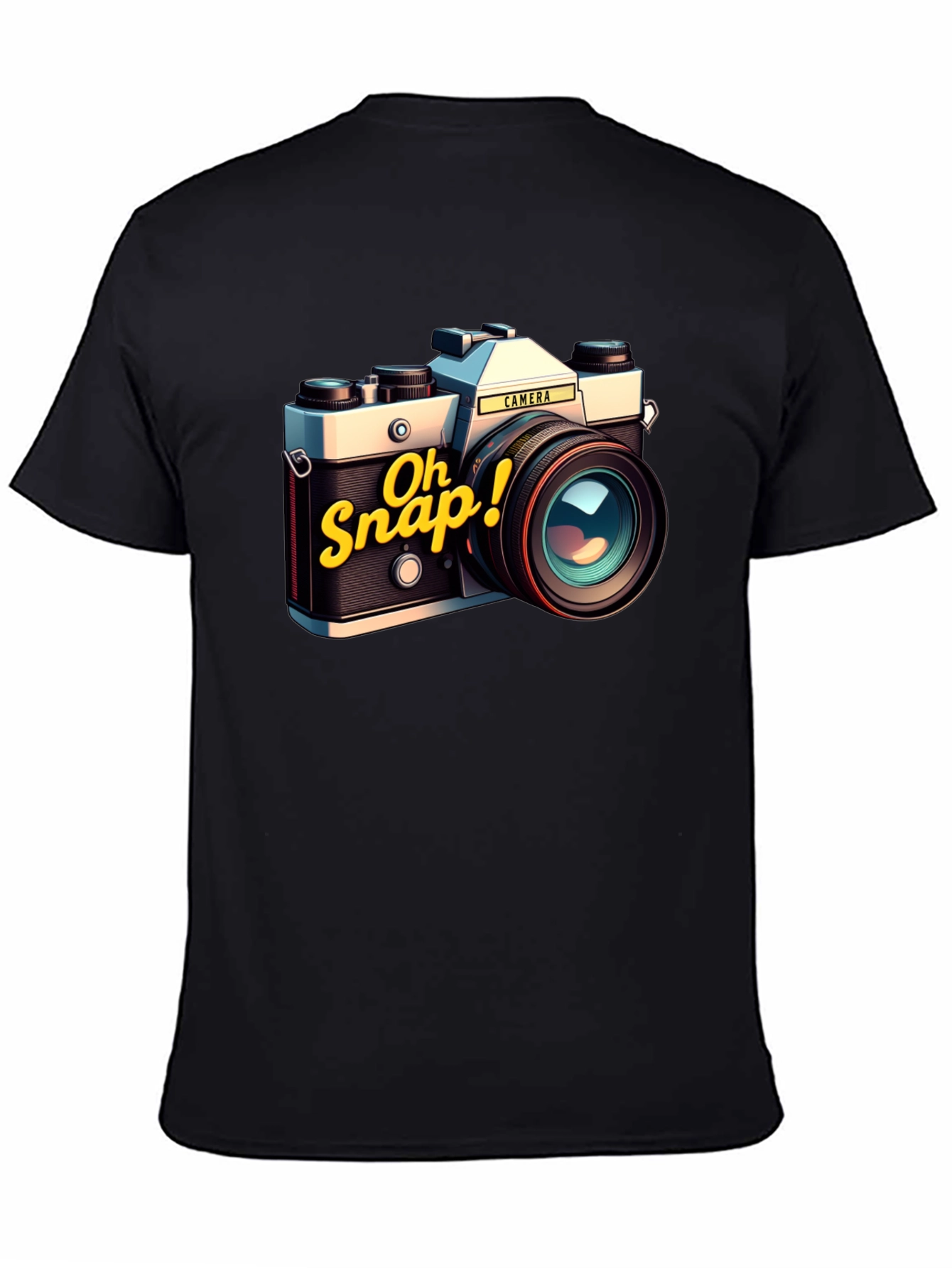 Retro Camera T-Shirt - Oh Snap!