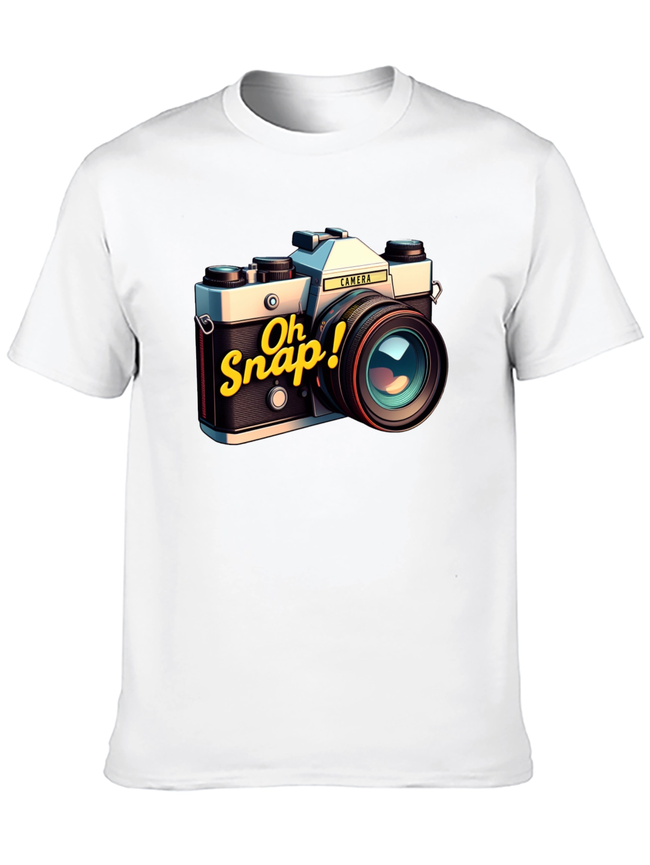 Retro Camera T-Shirt - Oh Snap!