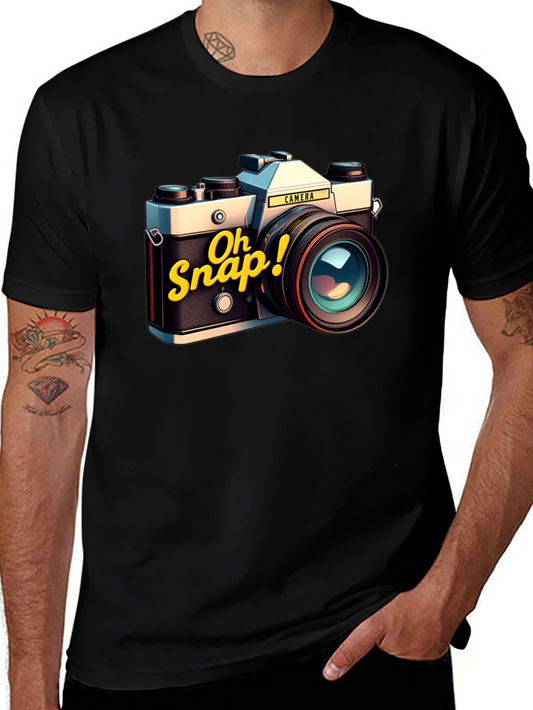 Retro Camera T-Shirt - Oh Snap!