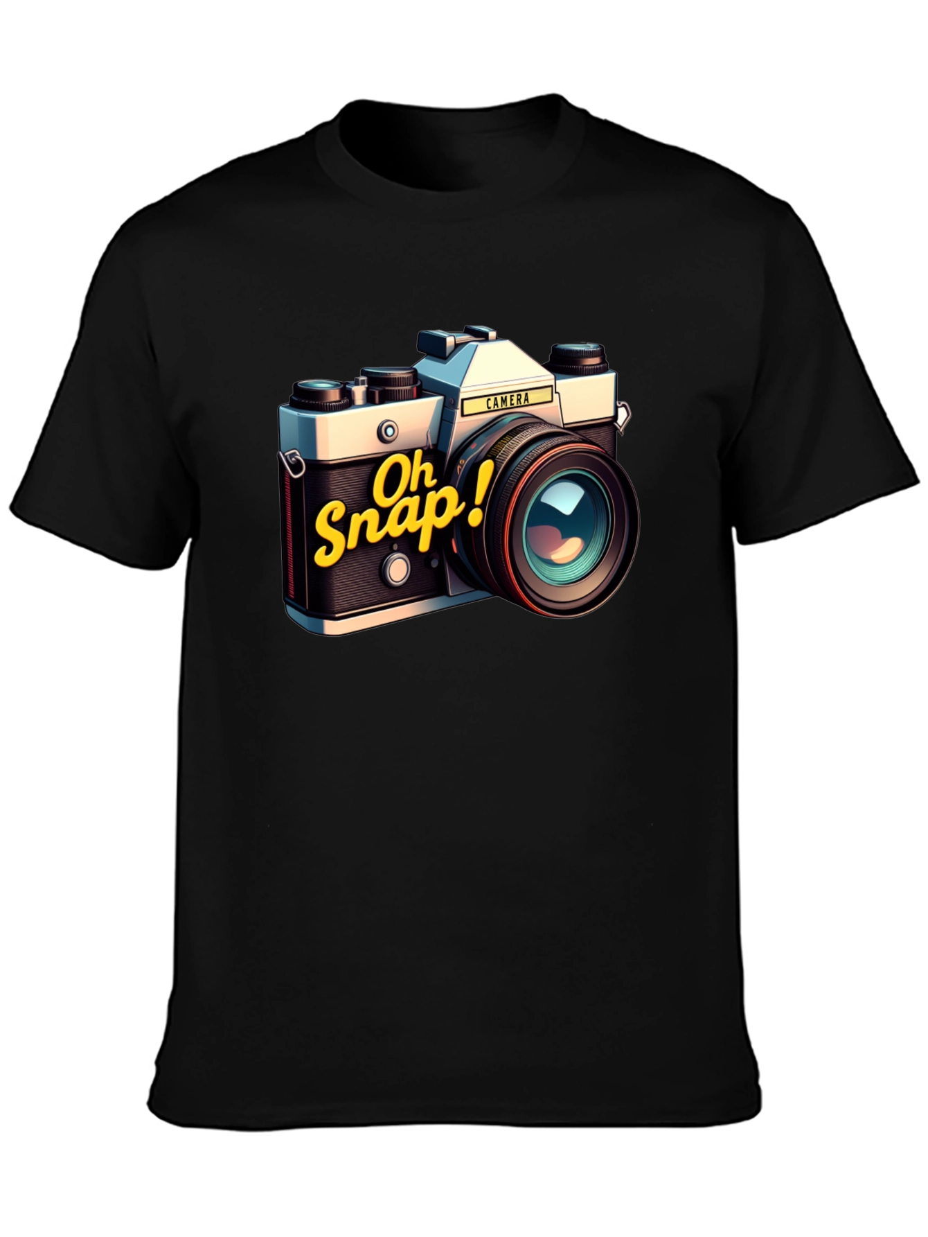 Retro Camera T-Shirt - Oh Snap!