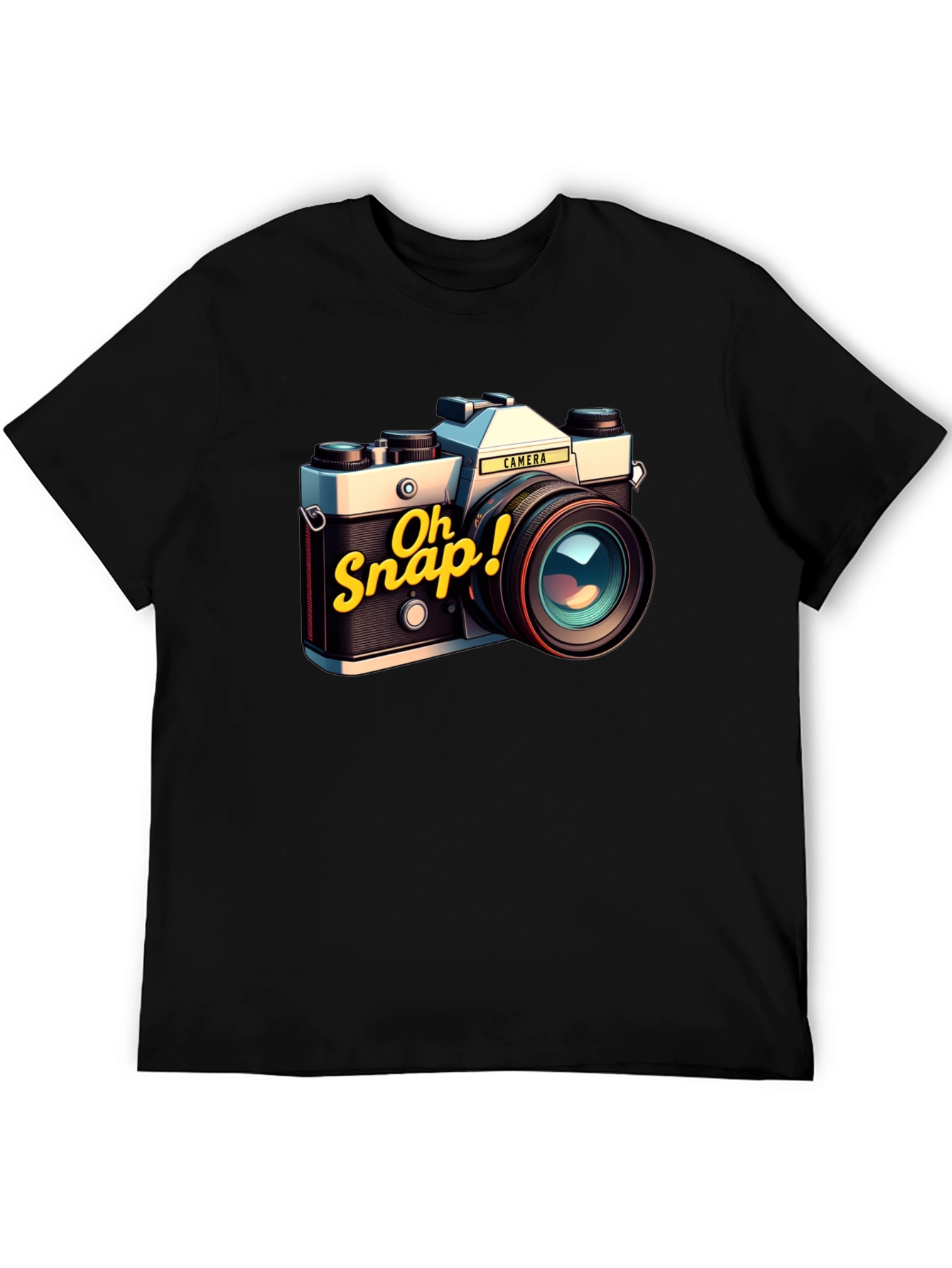 Retro Camera T-Shirt - Oh Snap!