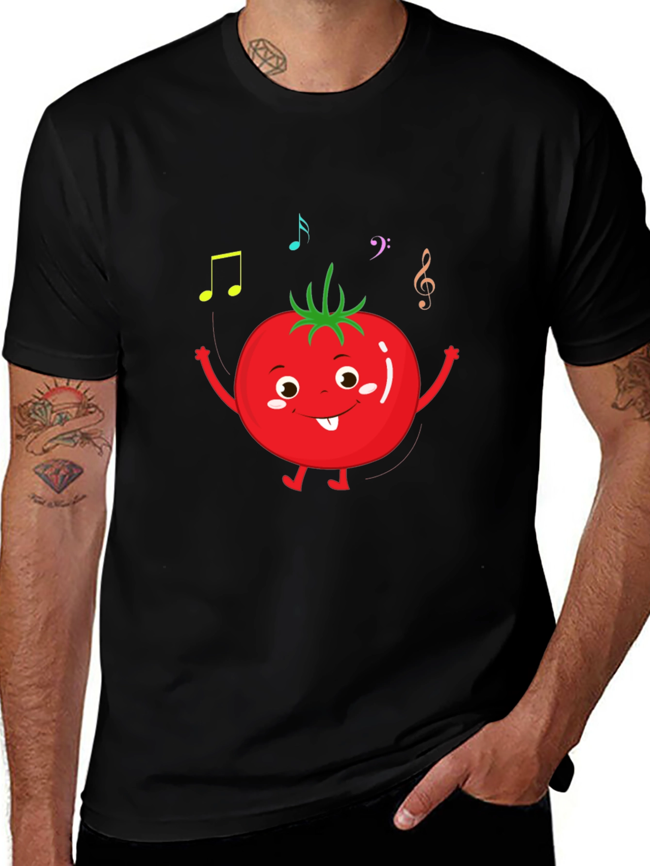 Tomato Music Funny T-Shirt
