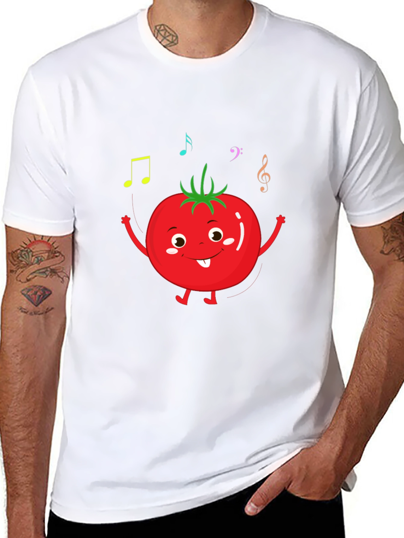 Tomato Music Funny T-Shirt