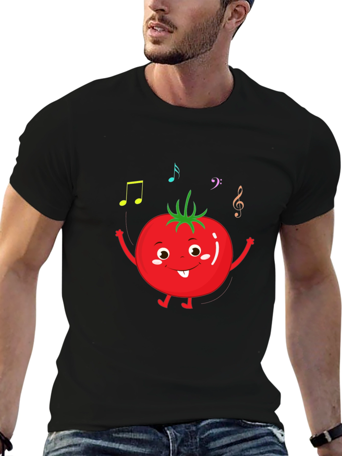 Tomato Music Funny T-Shirt