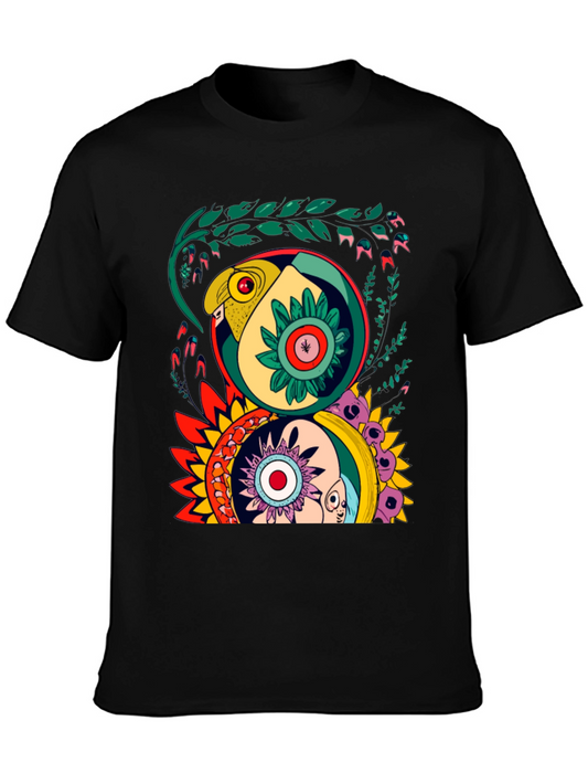 Abstract Graphic Print Tee
