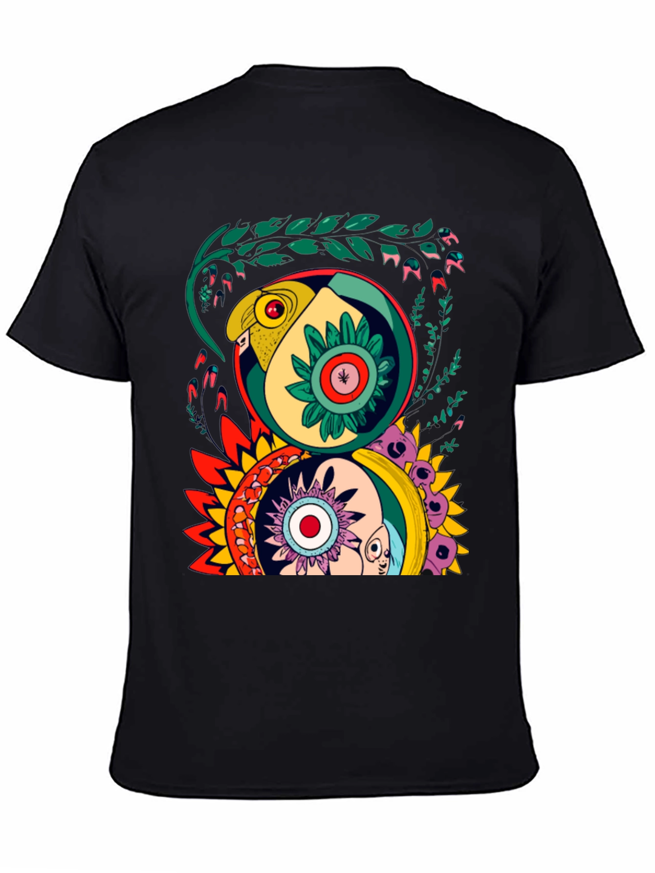 Abstract Graphic Print Tee