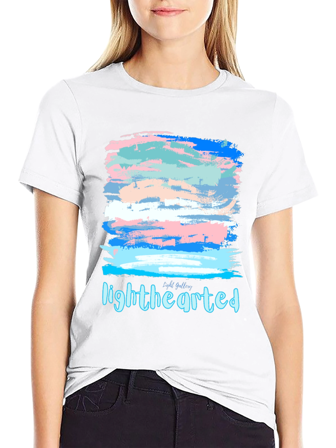 Lighthearted Transgender Pride Flag T-Shirt