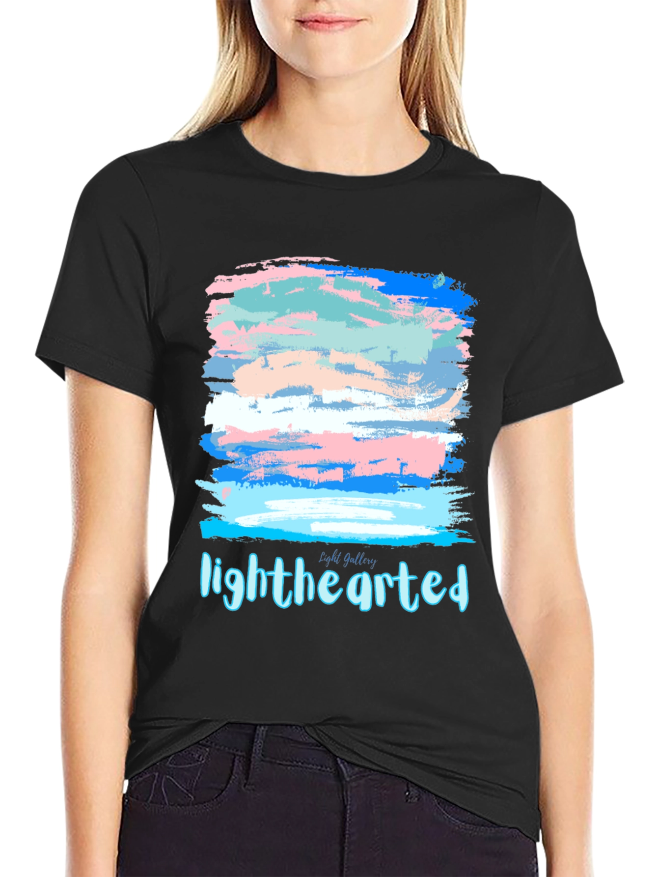 Lighthearted Transgender Pride Flag T-Shirt