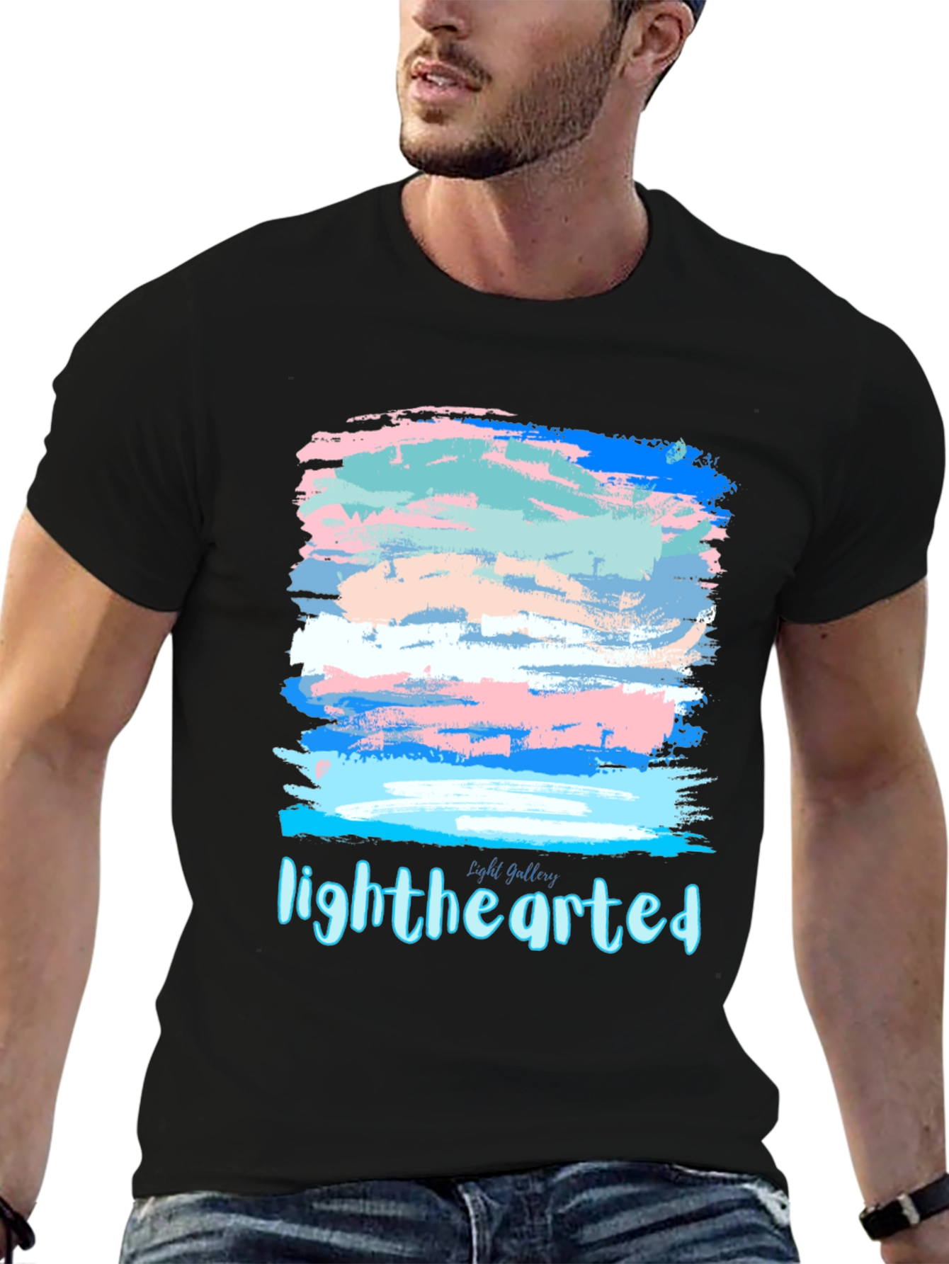 Lighthearted Transgender Pride Flag T-Shirt