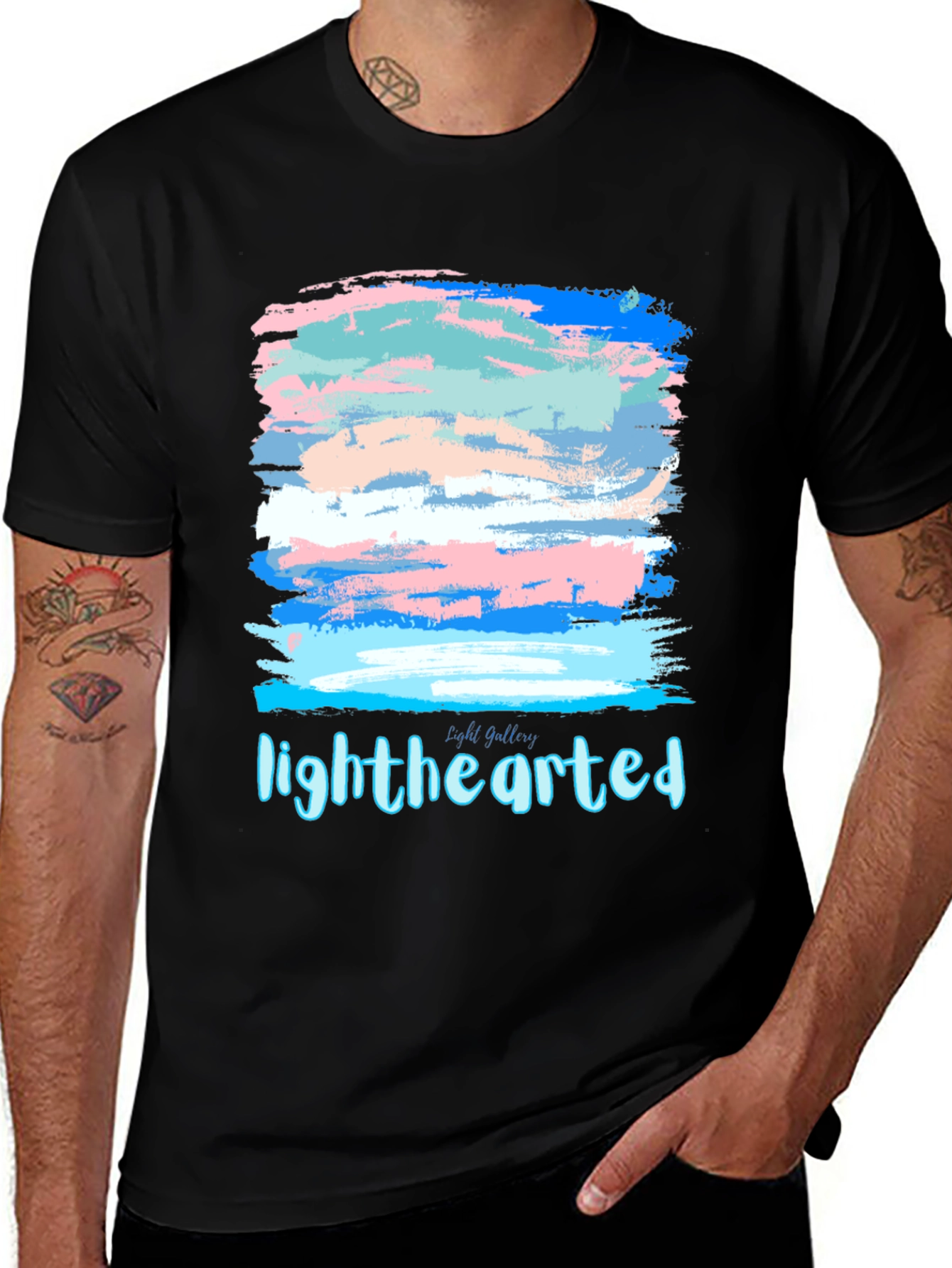 Lighthearted Transgender Pride Flag T-Shirt