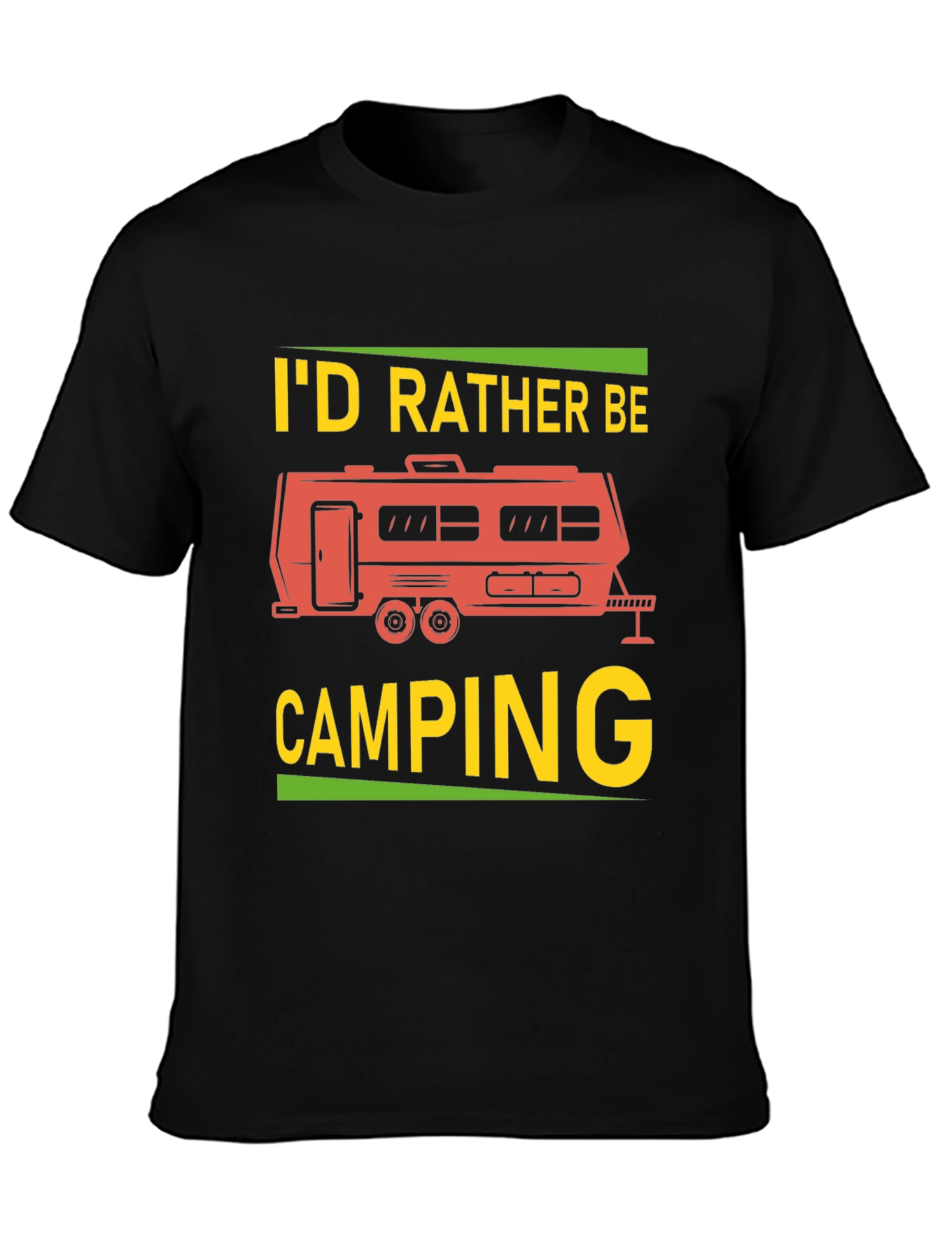 Id Rather Be Camping Graphic Tee