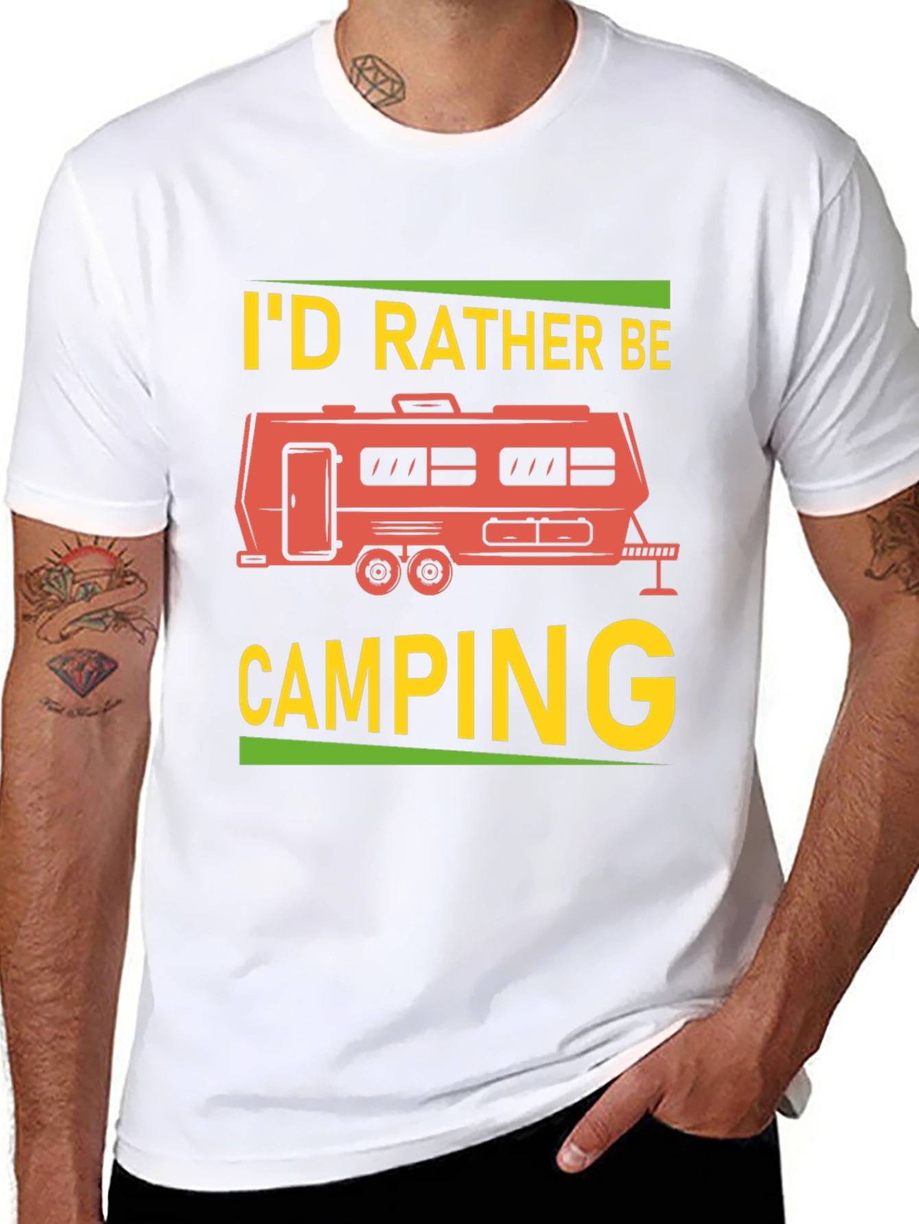 Id Rather Be Camping Graphic Tee