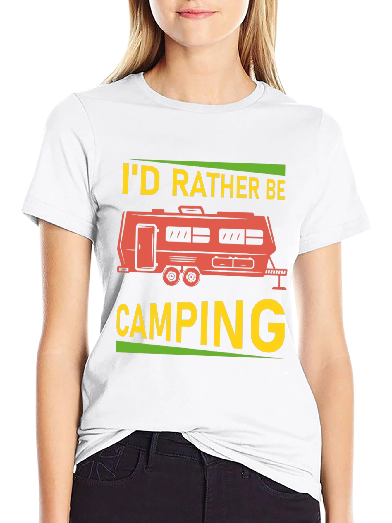 Id Rather Be Camping Graphic Tee