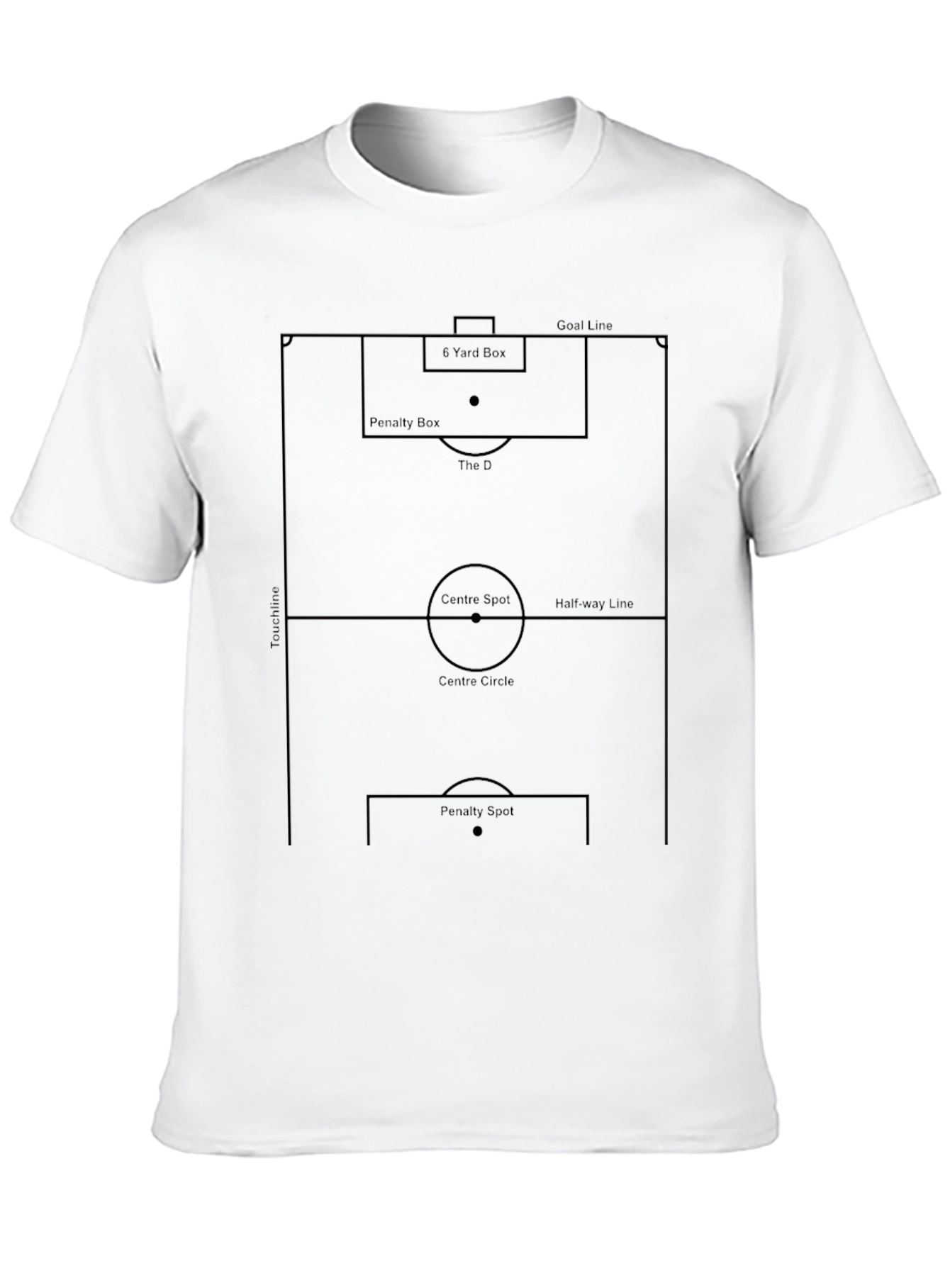 Soccer Field Diagram T-Shirt